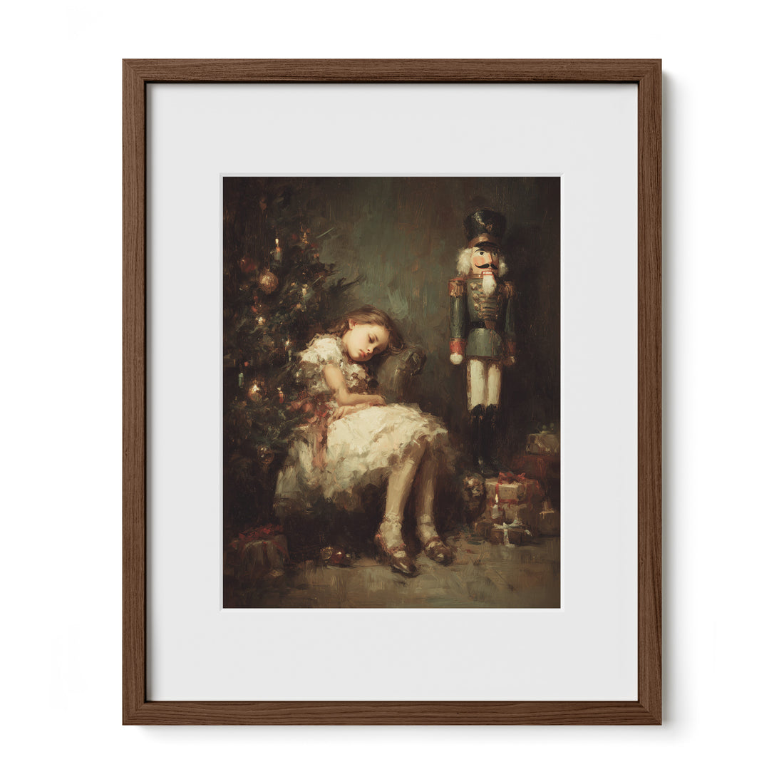 Sleeping Girl and Nutcracker