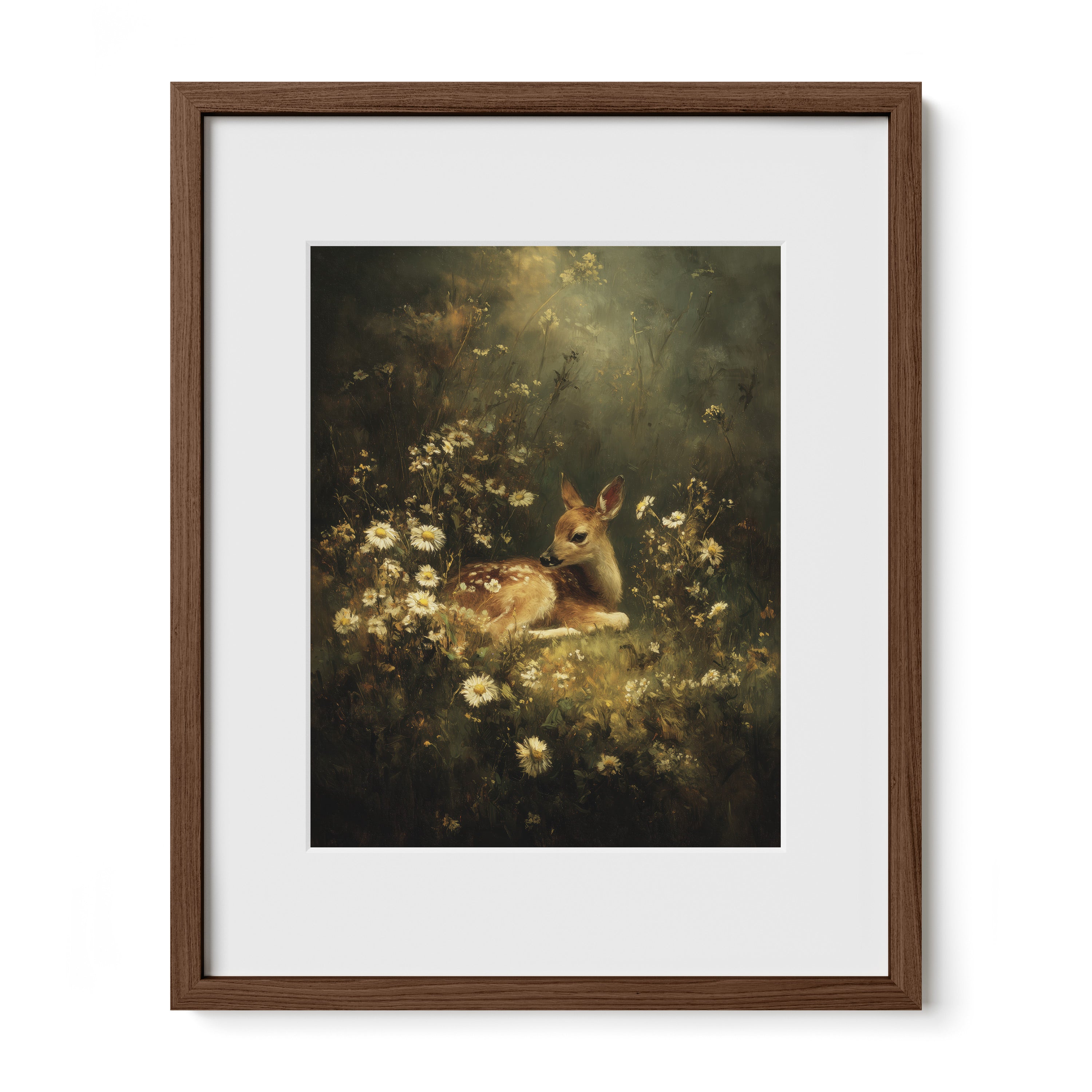 Fawn In Wildflowers