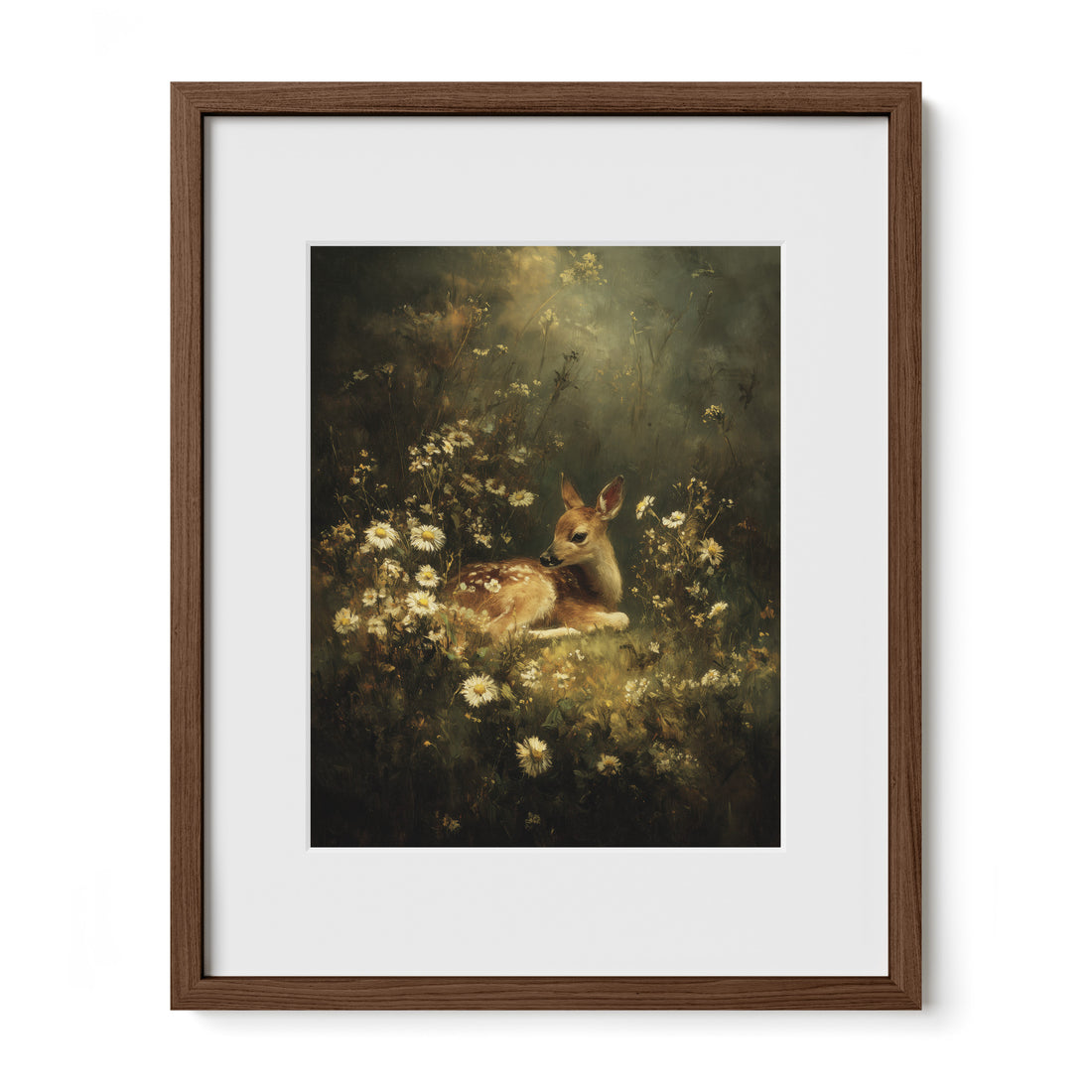 Fawn In Wildflowers