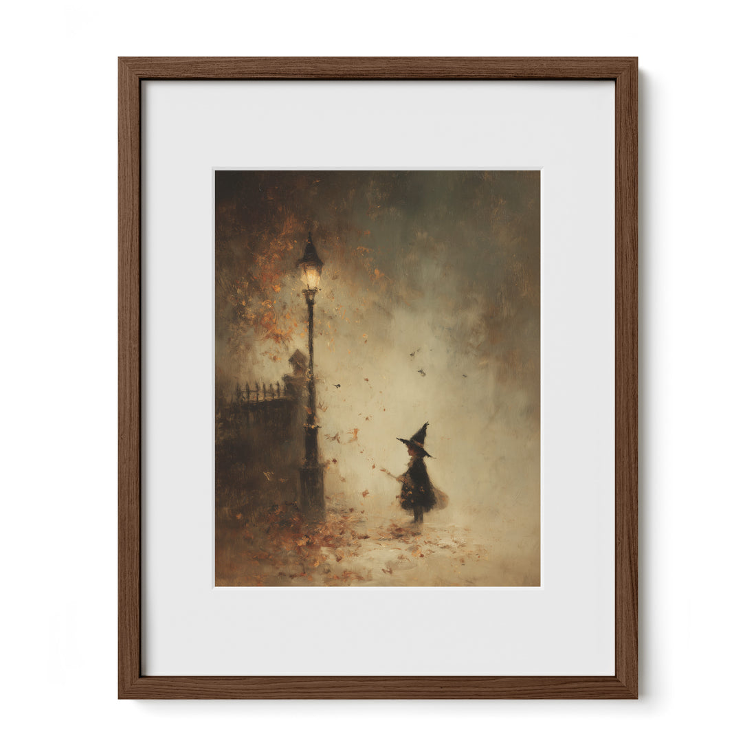 Witch and Falling Leaves