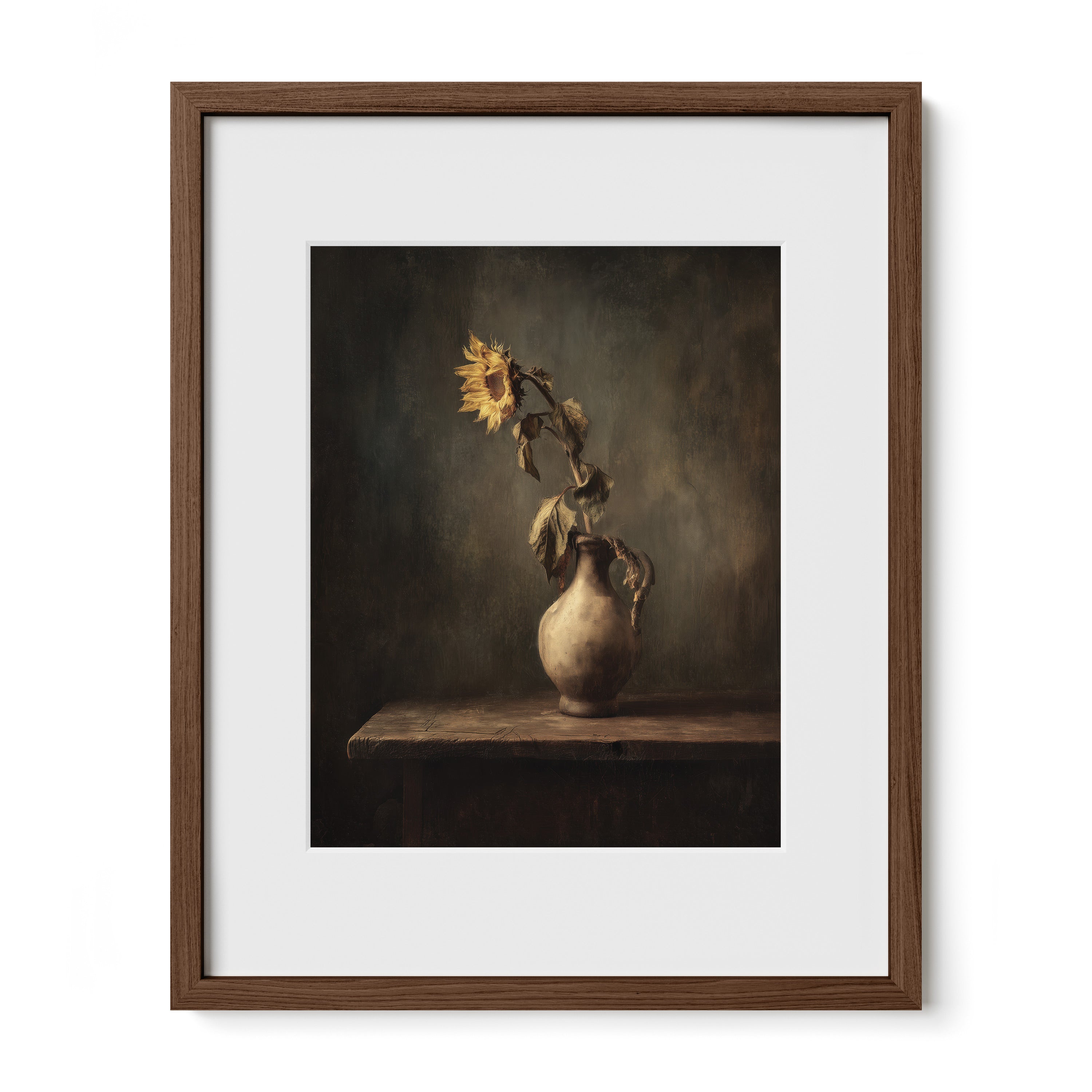 Sunflower In Decay