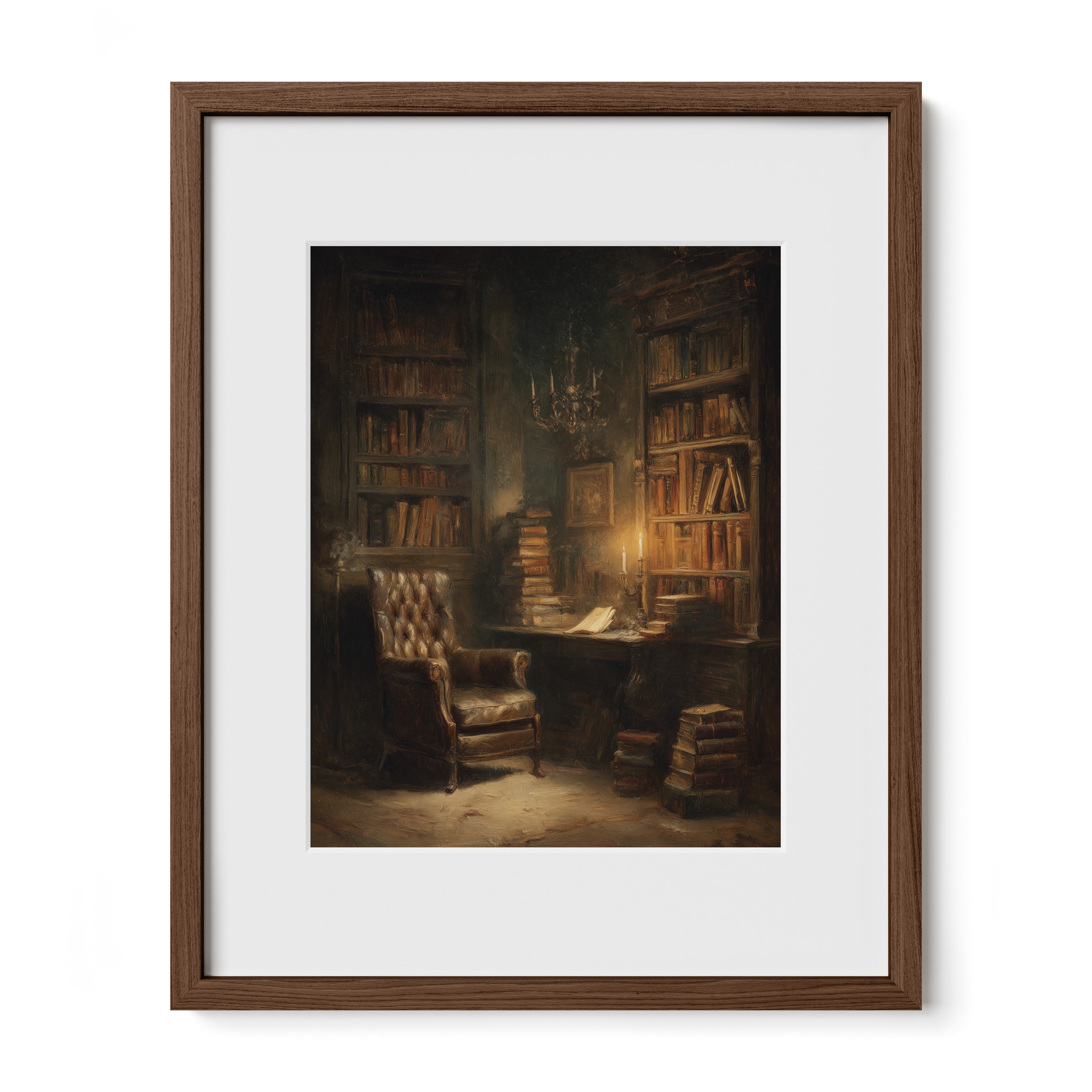 Victorian Library Interior