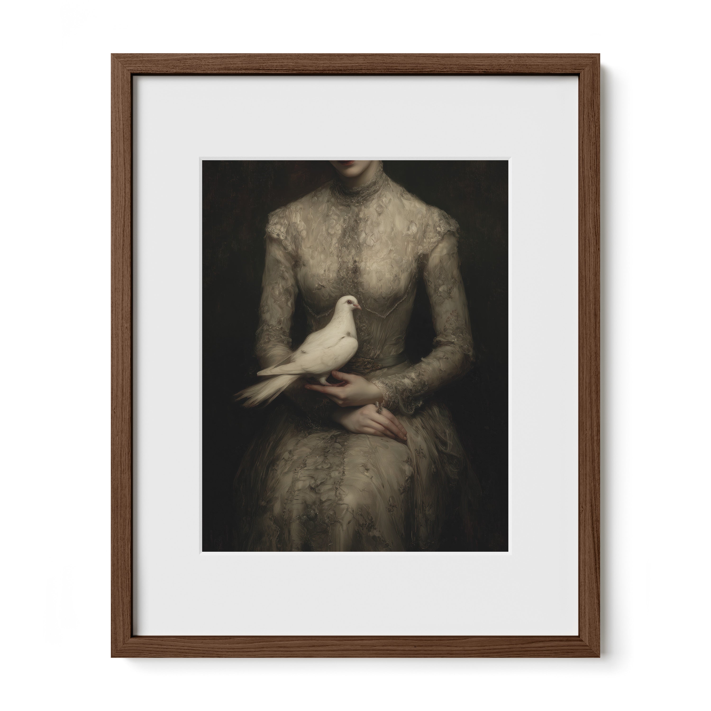 White Dove and Lace
