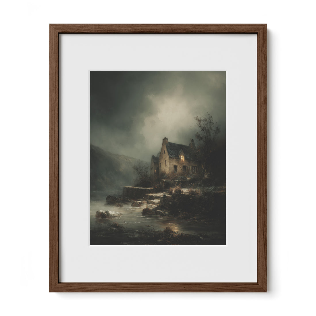 Seaside House in Storm