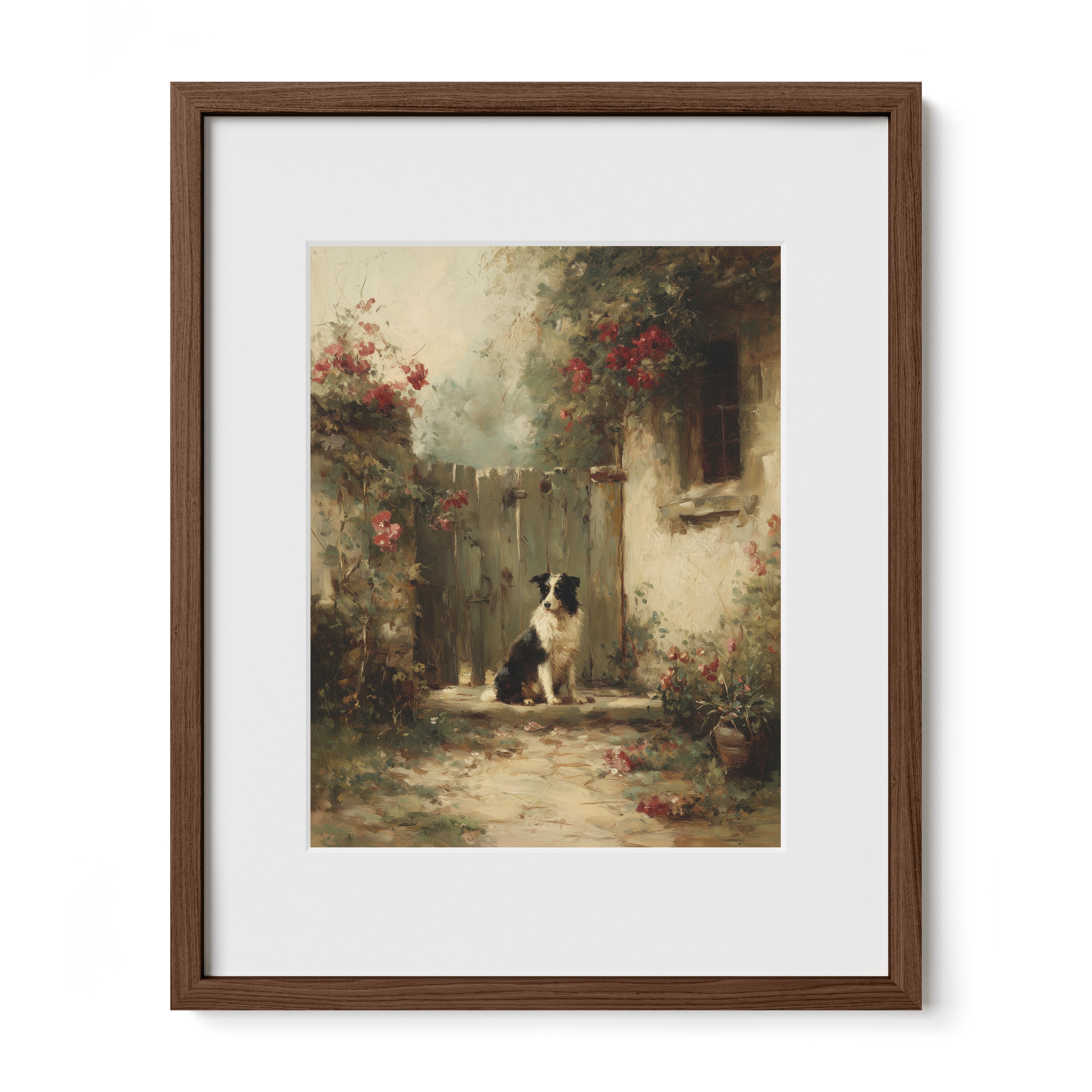 Dog At The Garden Gate