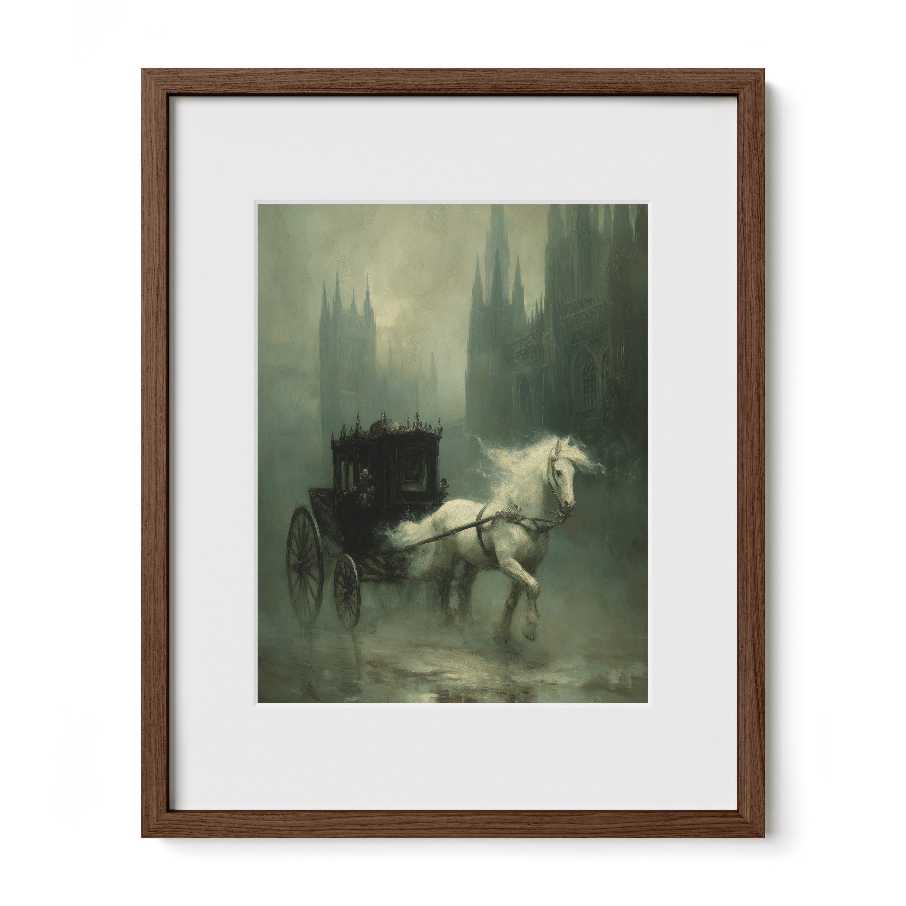 White Horse And Carriage