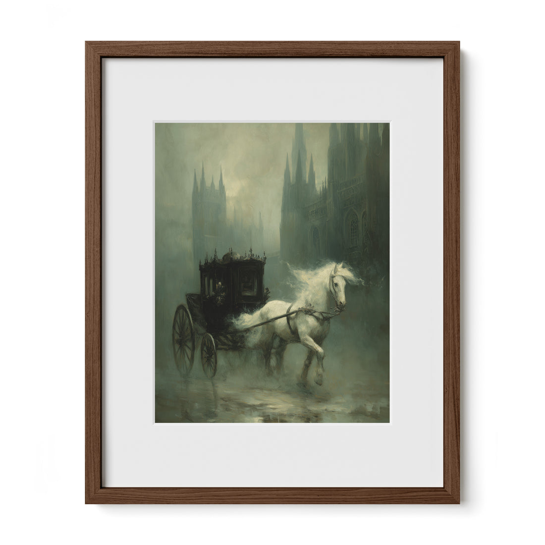 White Horse And Carriage