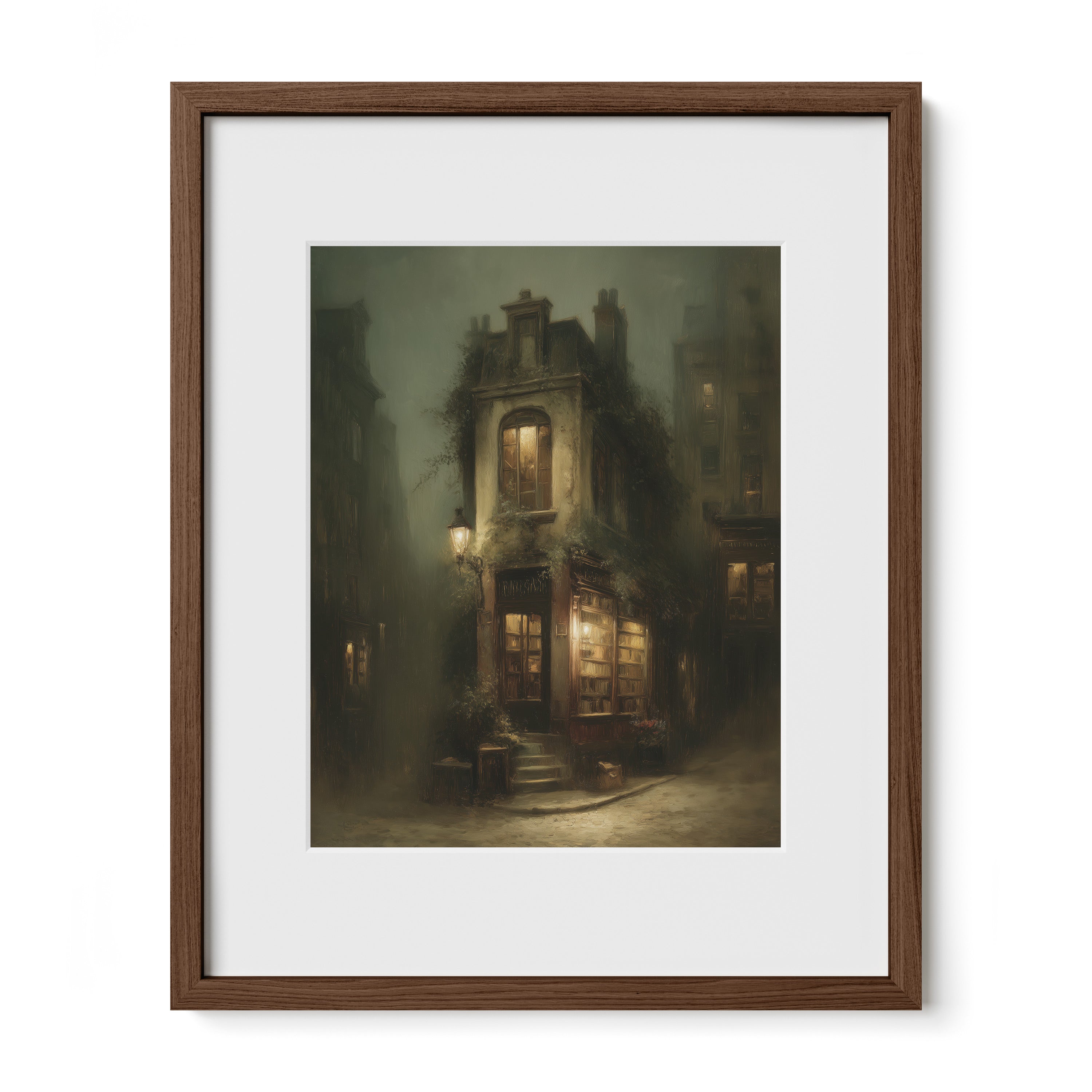Gothic Storefront At Dusk