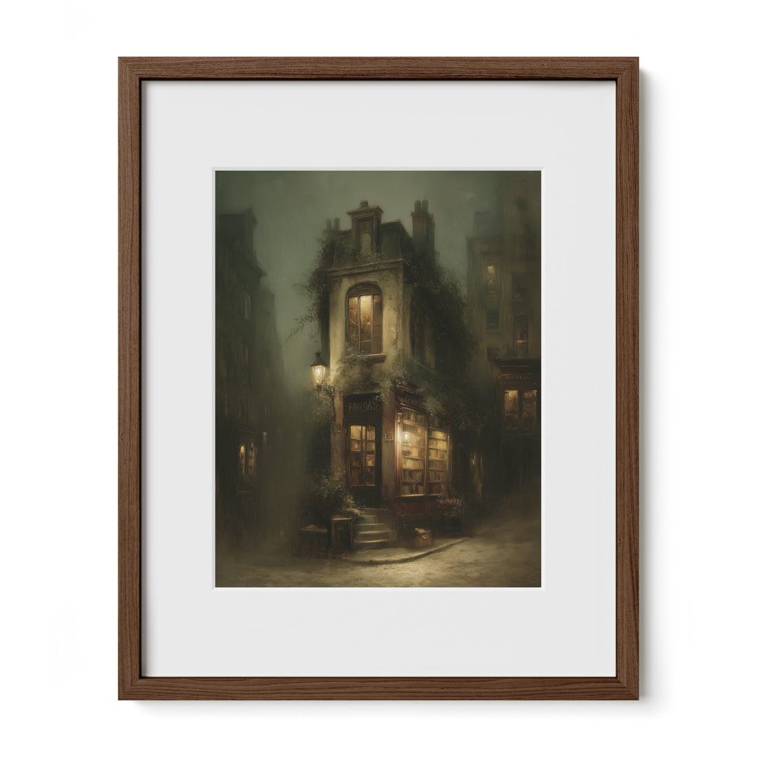 Gothic Storefront At Dusk