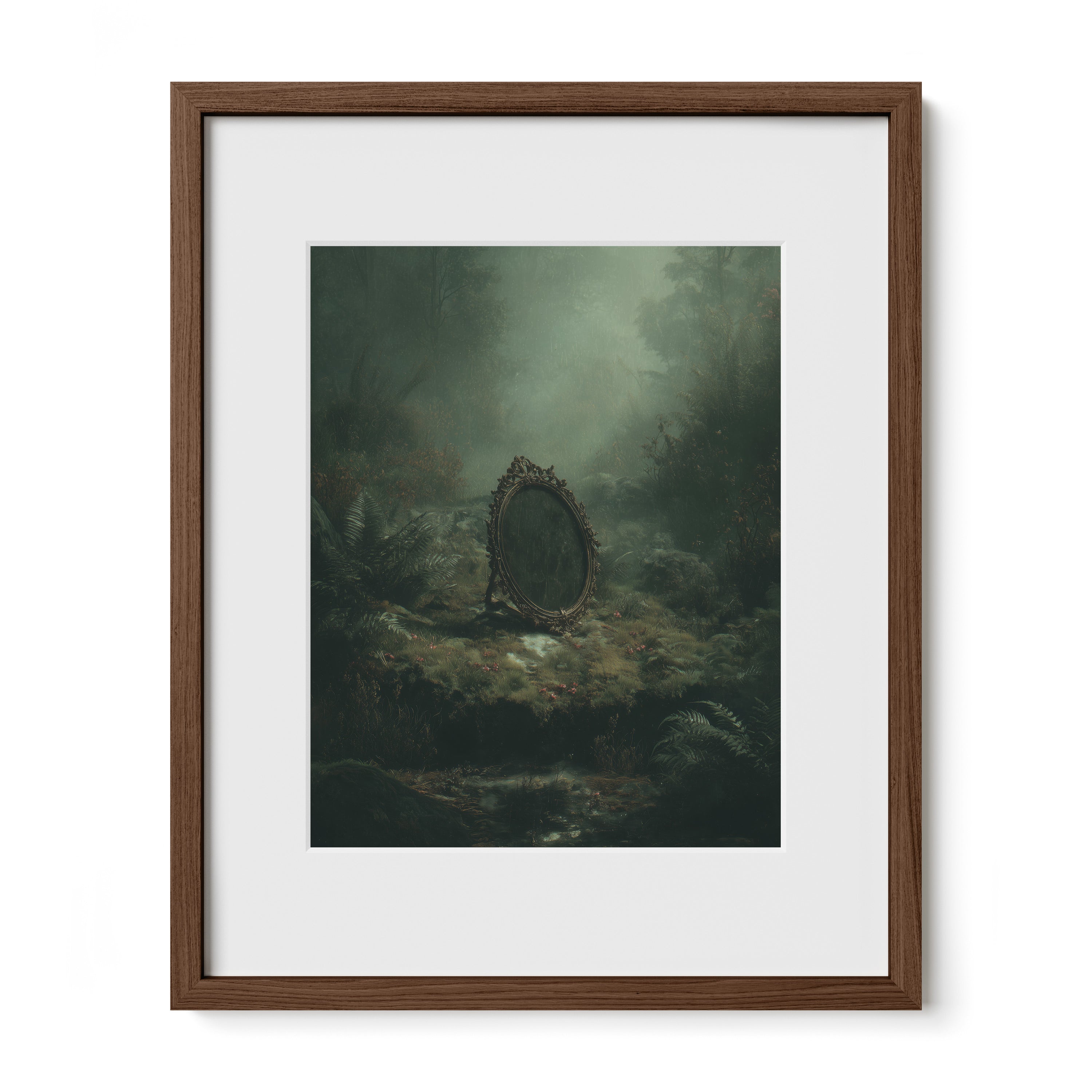 The Mirror Left in the Forest