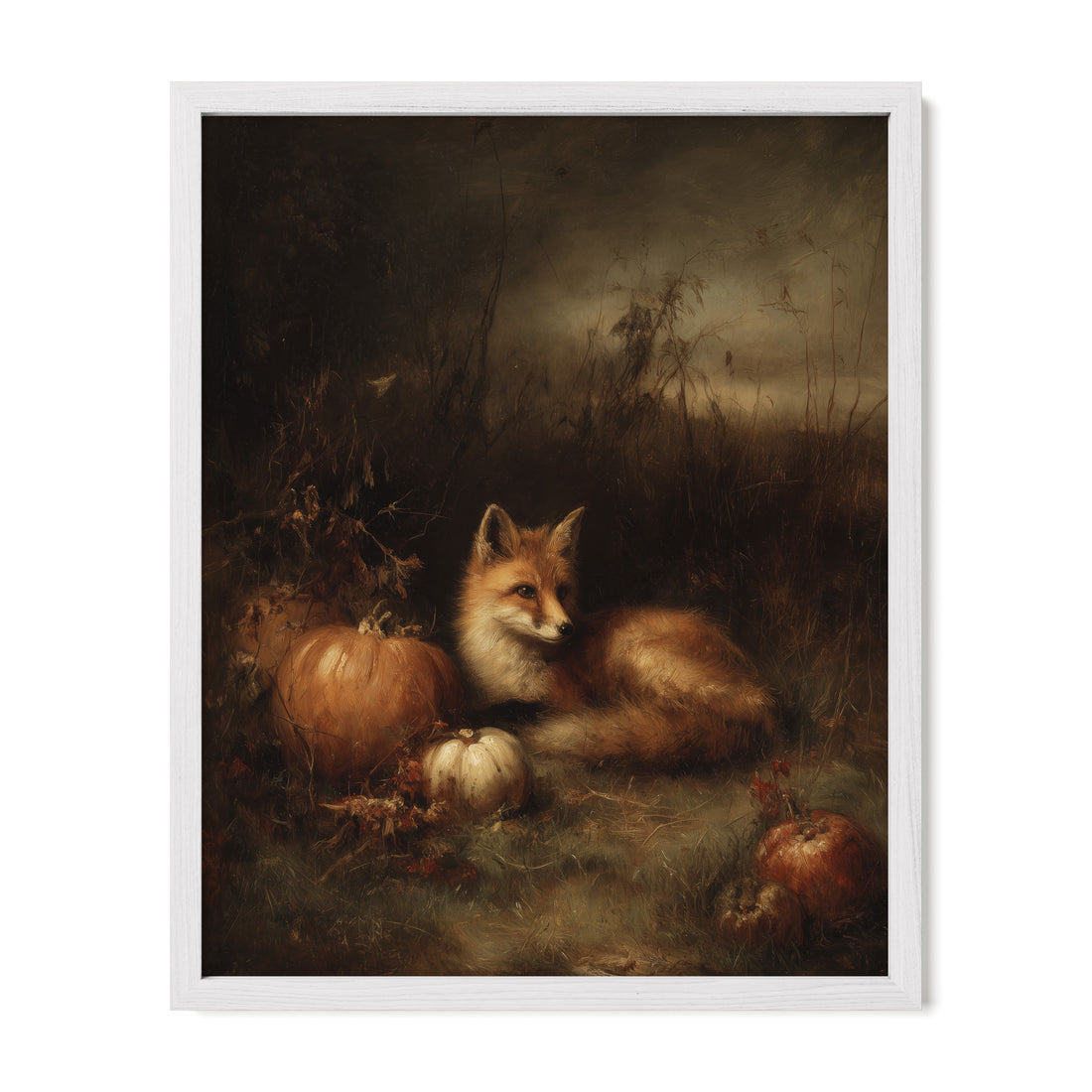 Fox In Autumn Dusk