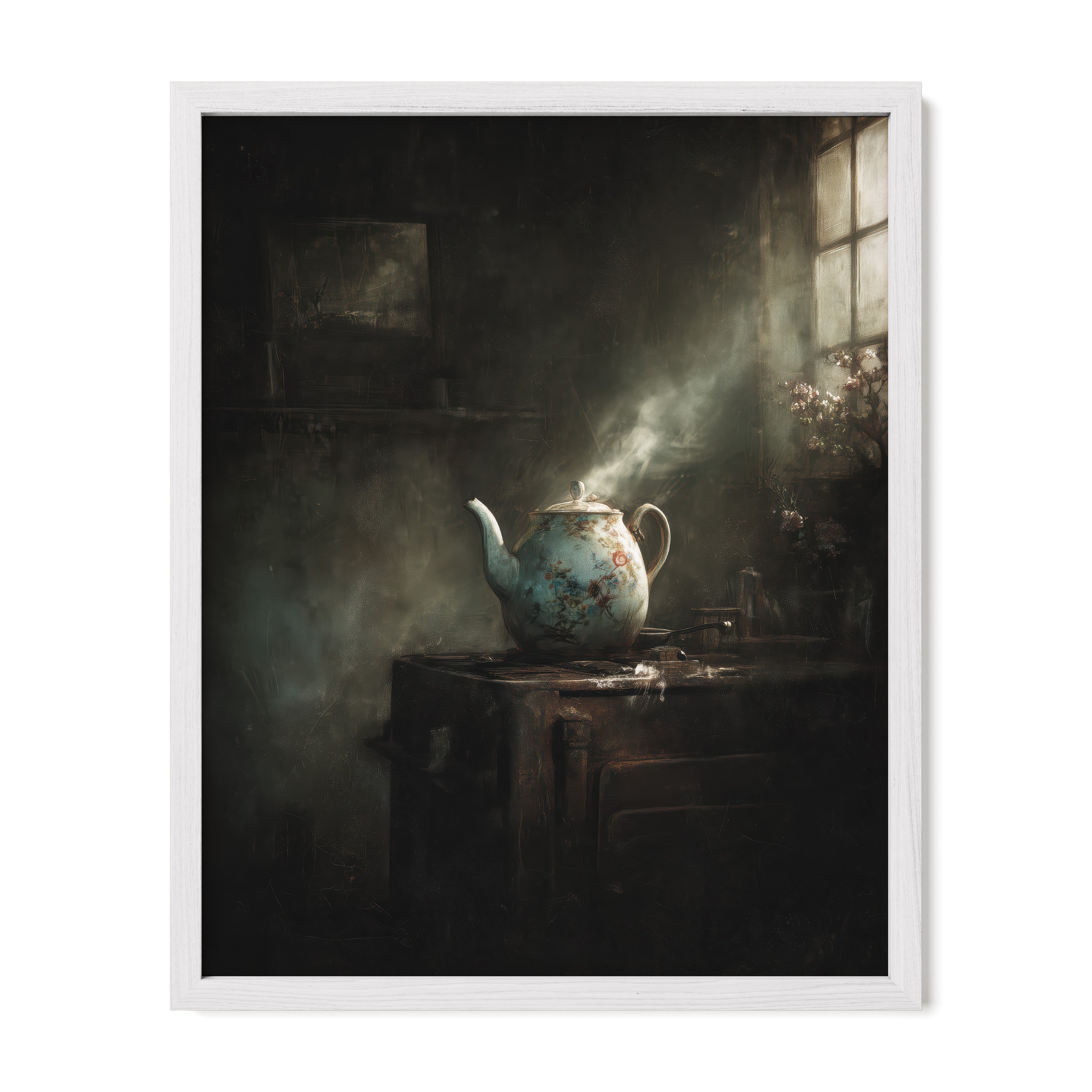 Teapot in Morning Dust