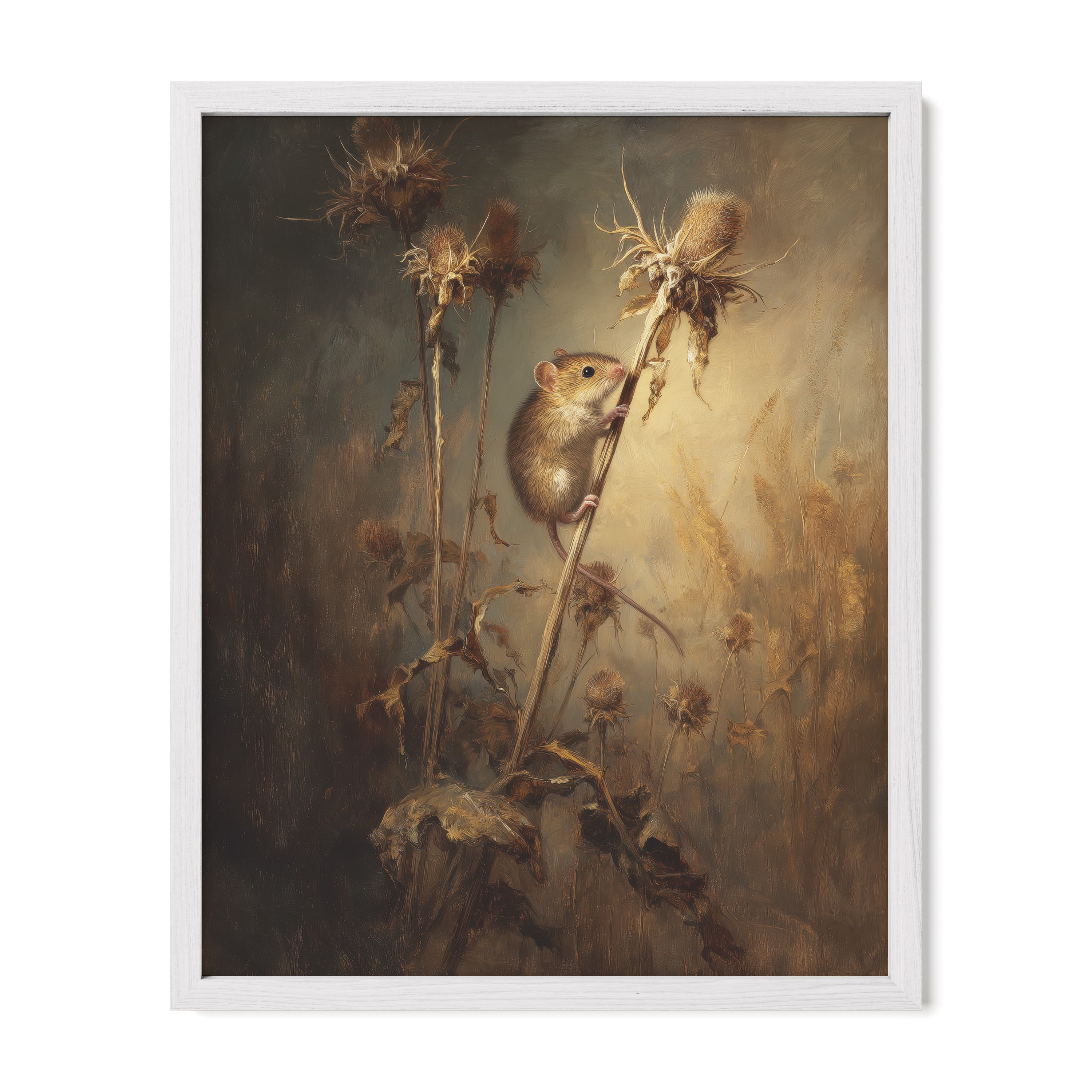 Thistle And Mouse