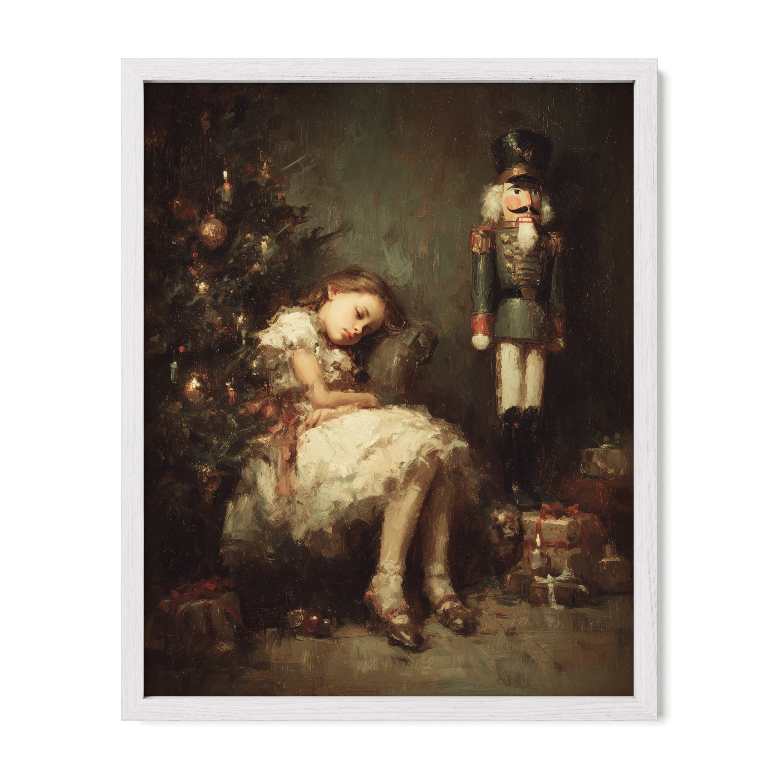 Sleeping Girl and Nutcracker