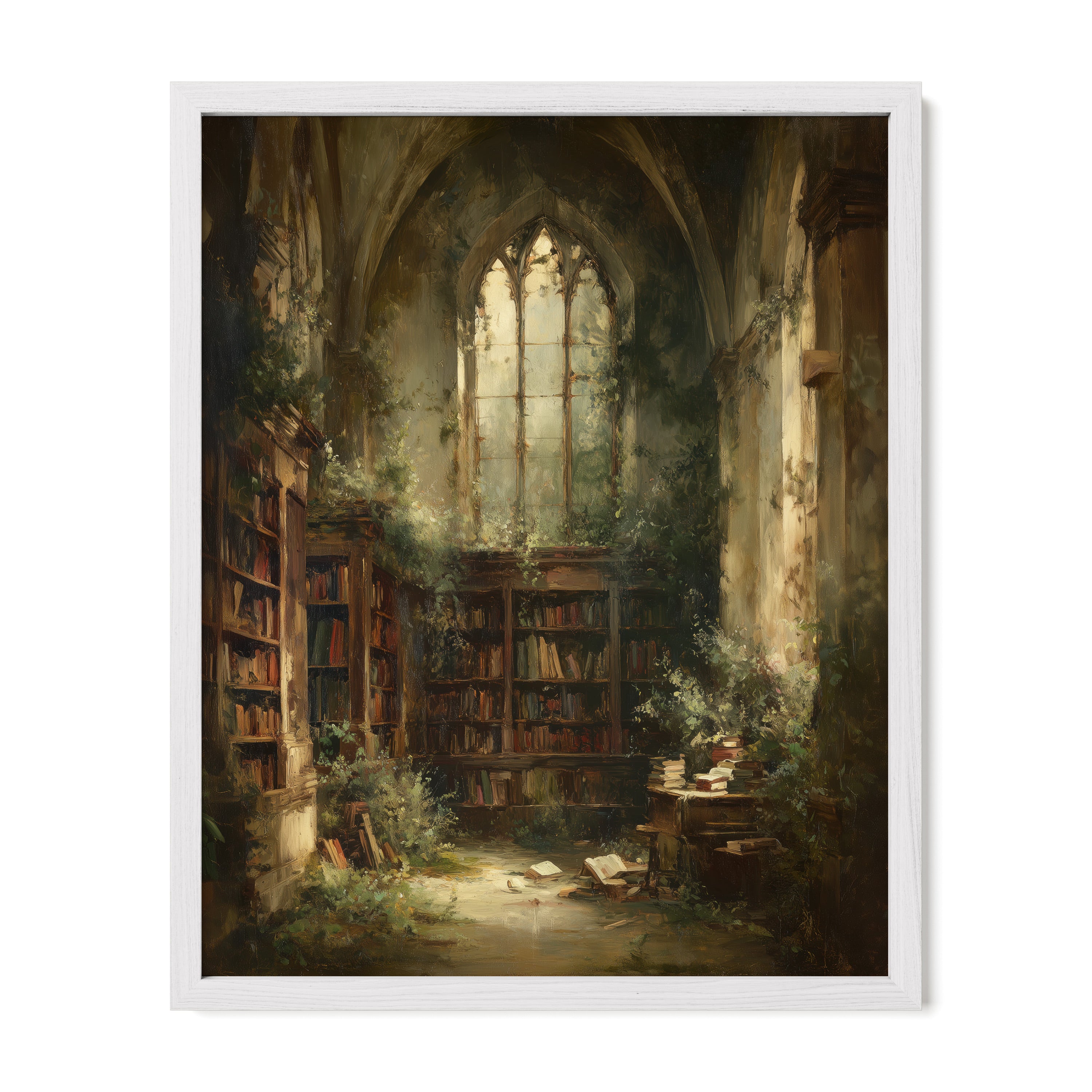 Library In Ruins