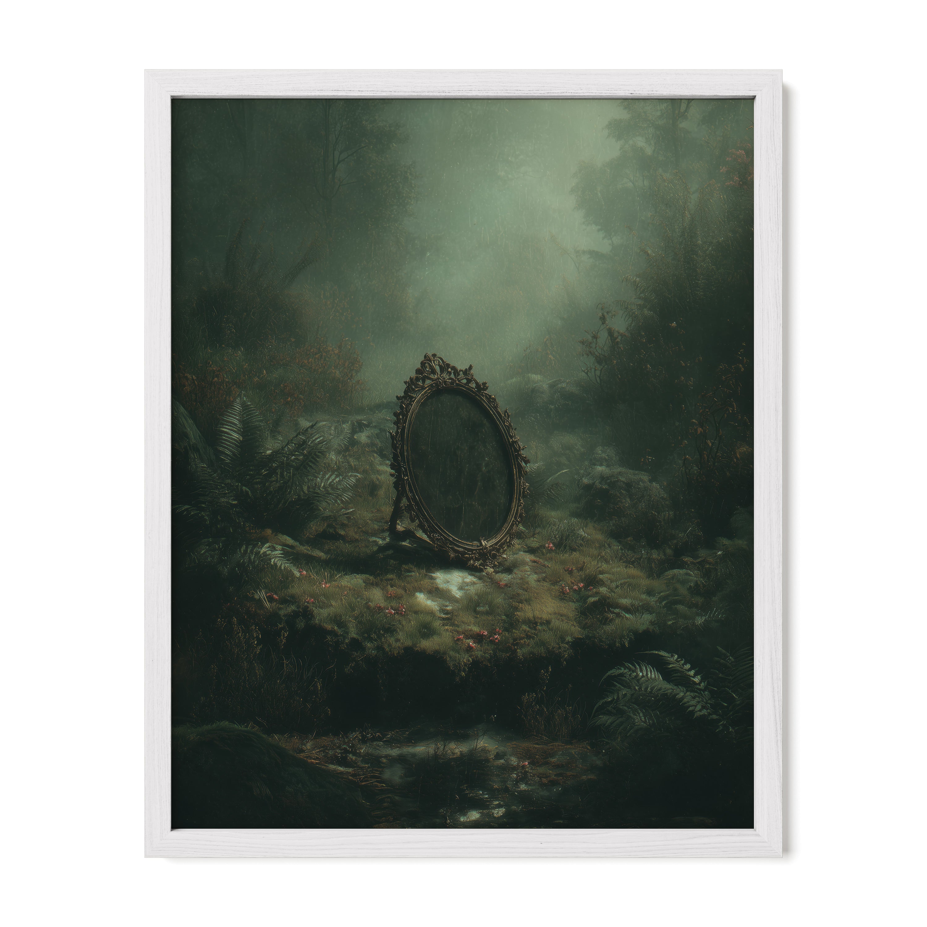 The Mirror Left in the Forest