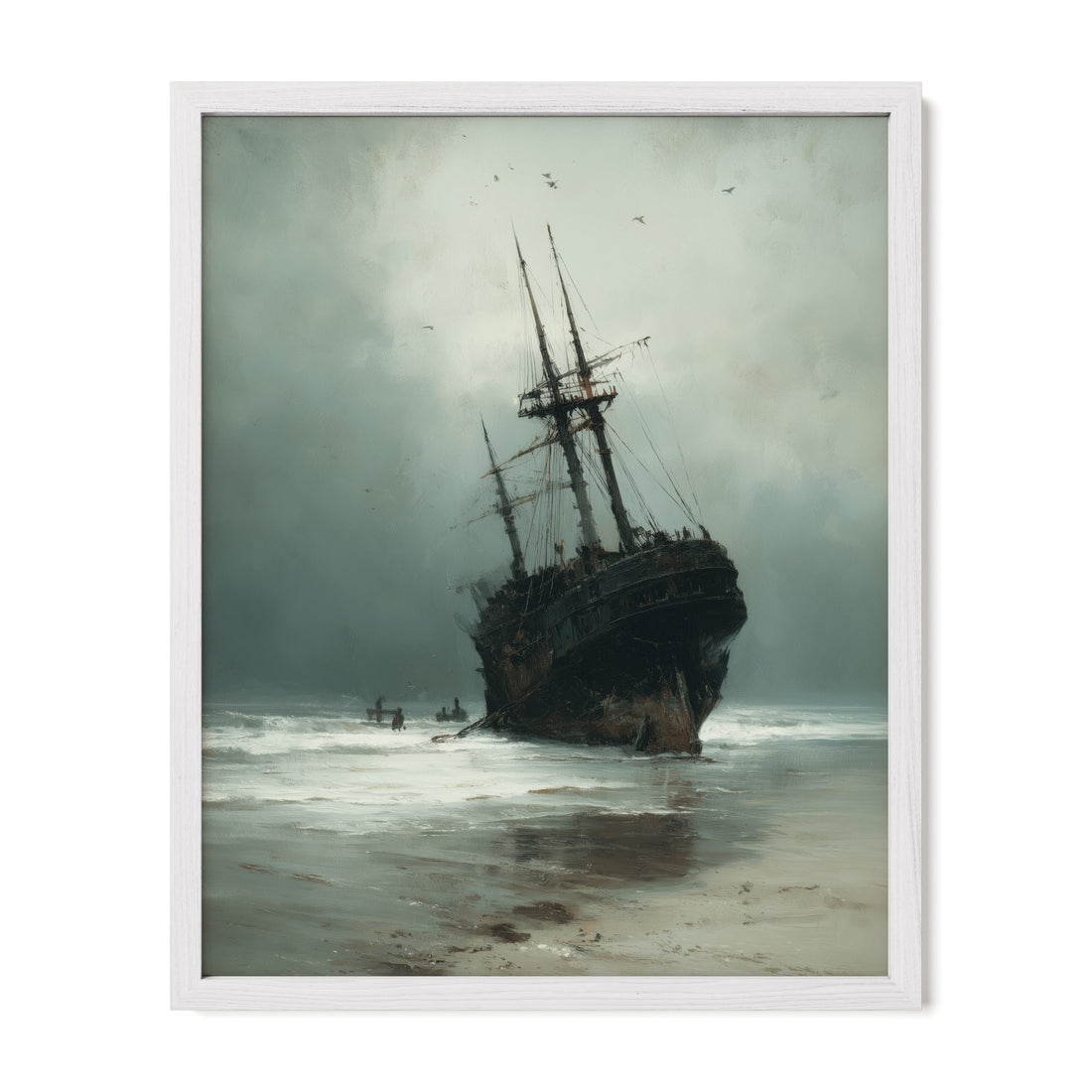 Shipwreck on Shoreline