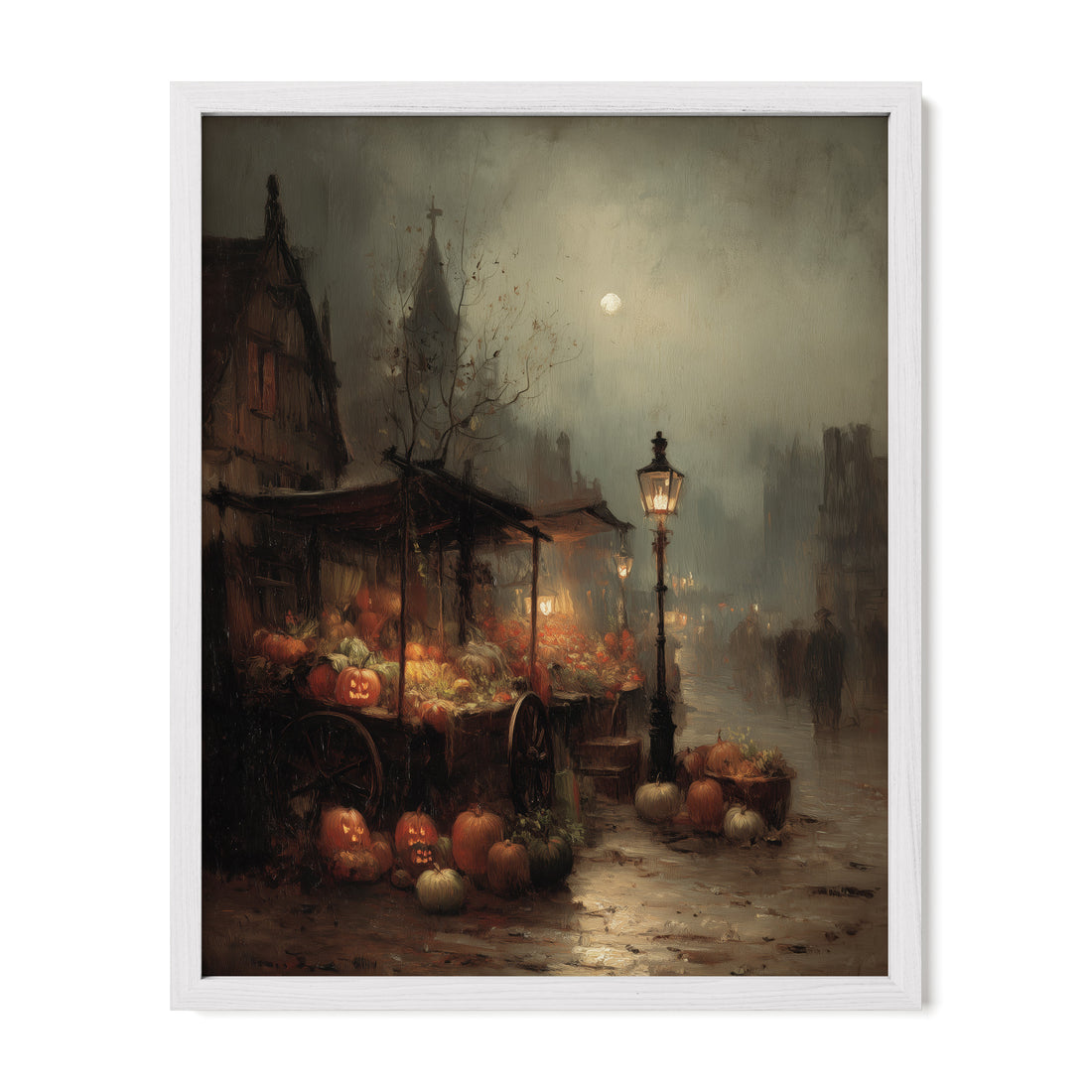 Pumpkin Market At Dusk