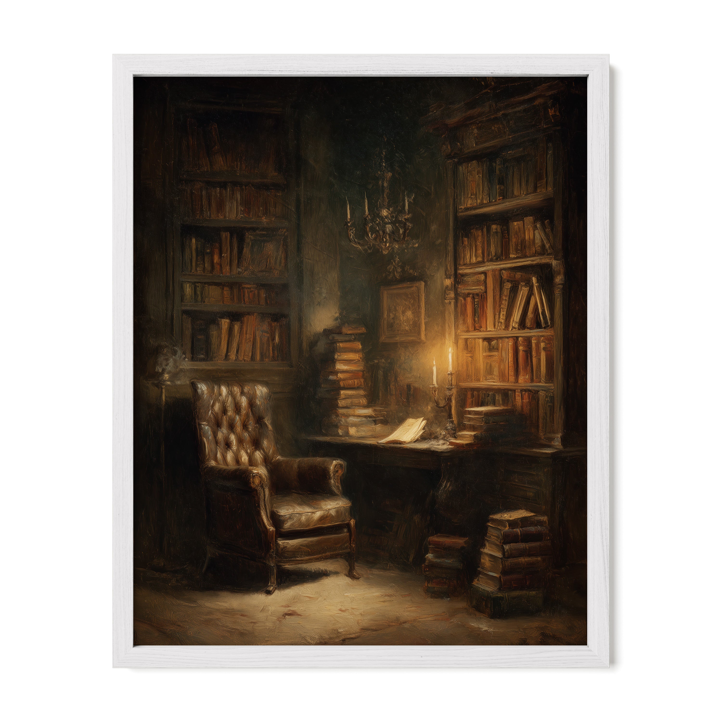 Victorian Library Interior