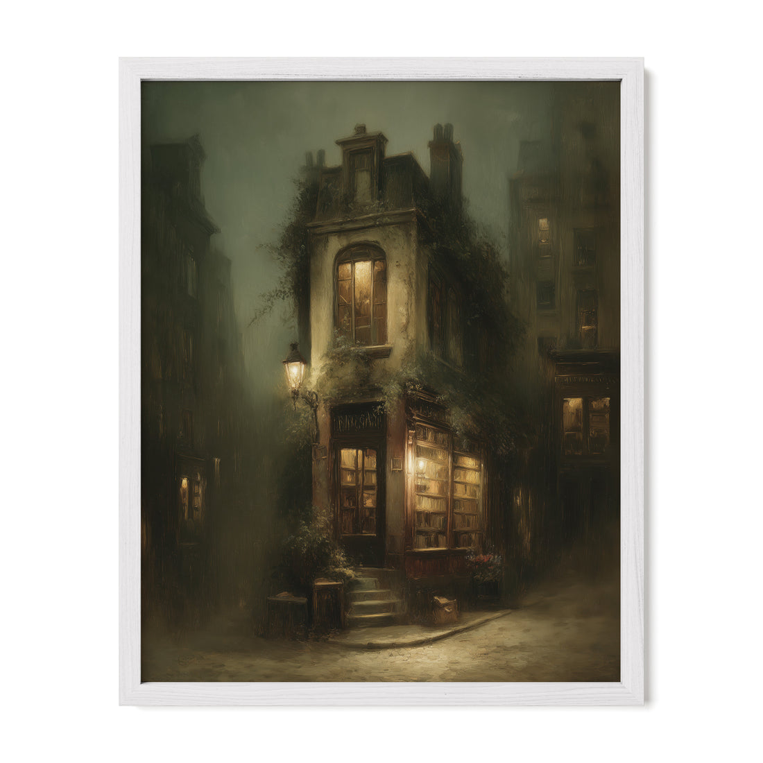 Gothic Storefront At Dusk
