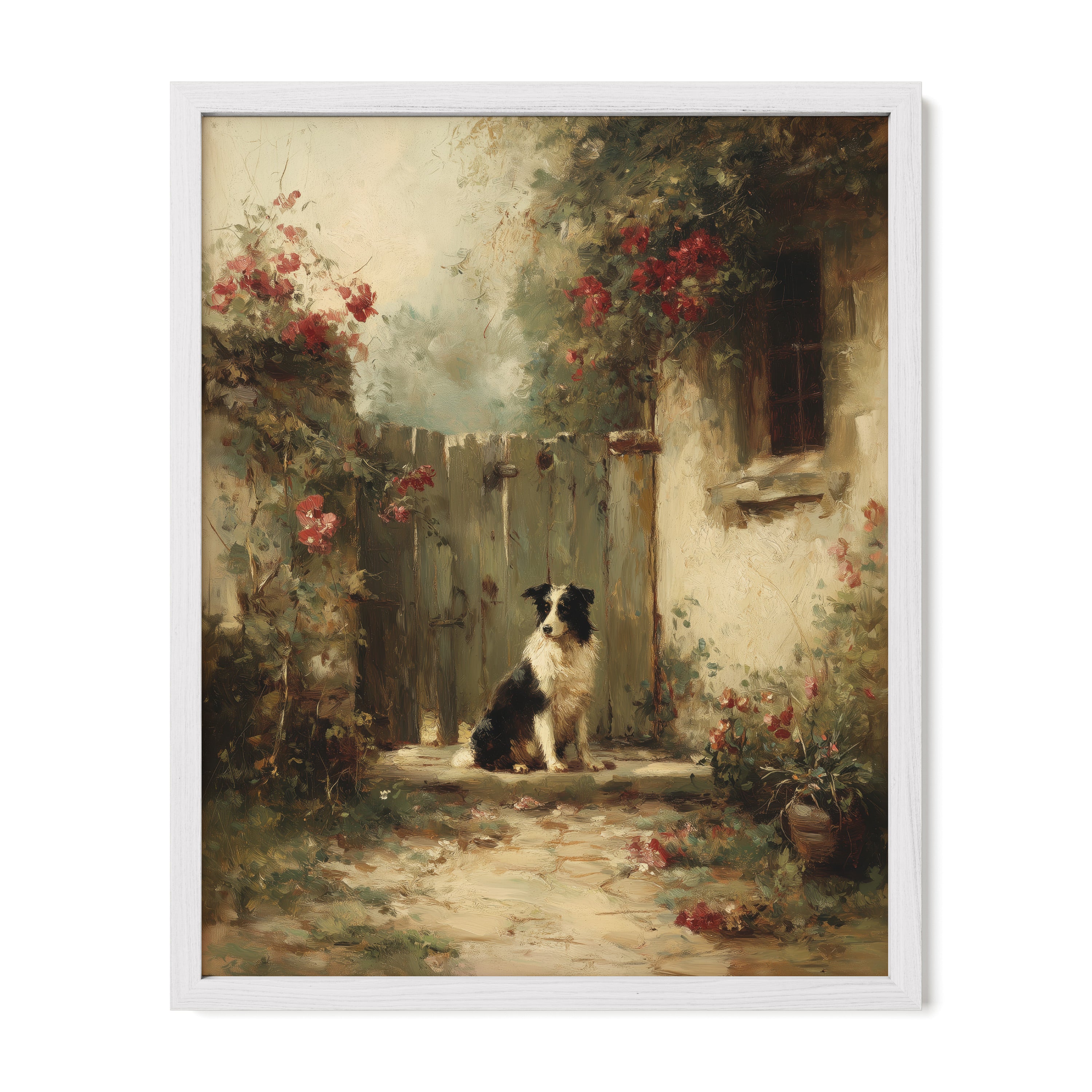 Dog At The Garden Gate