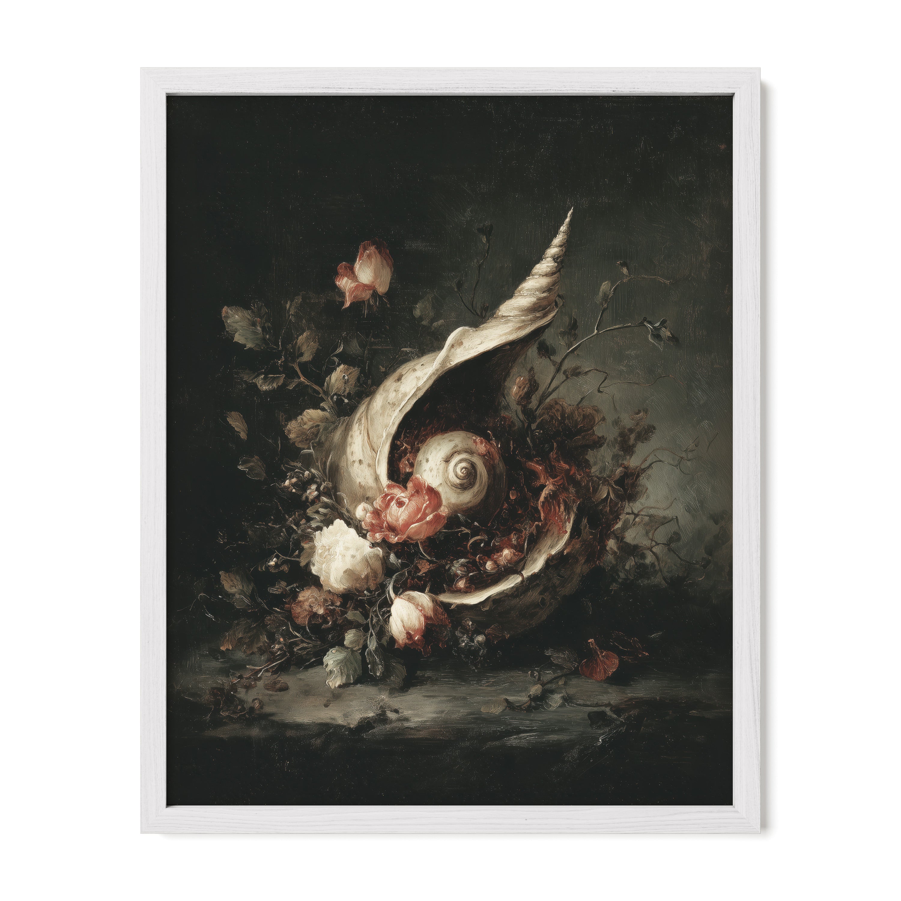 Broken Shell And Roses