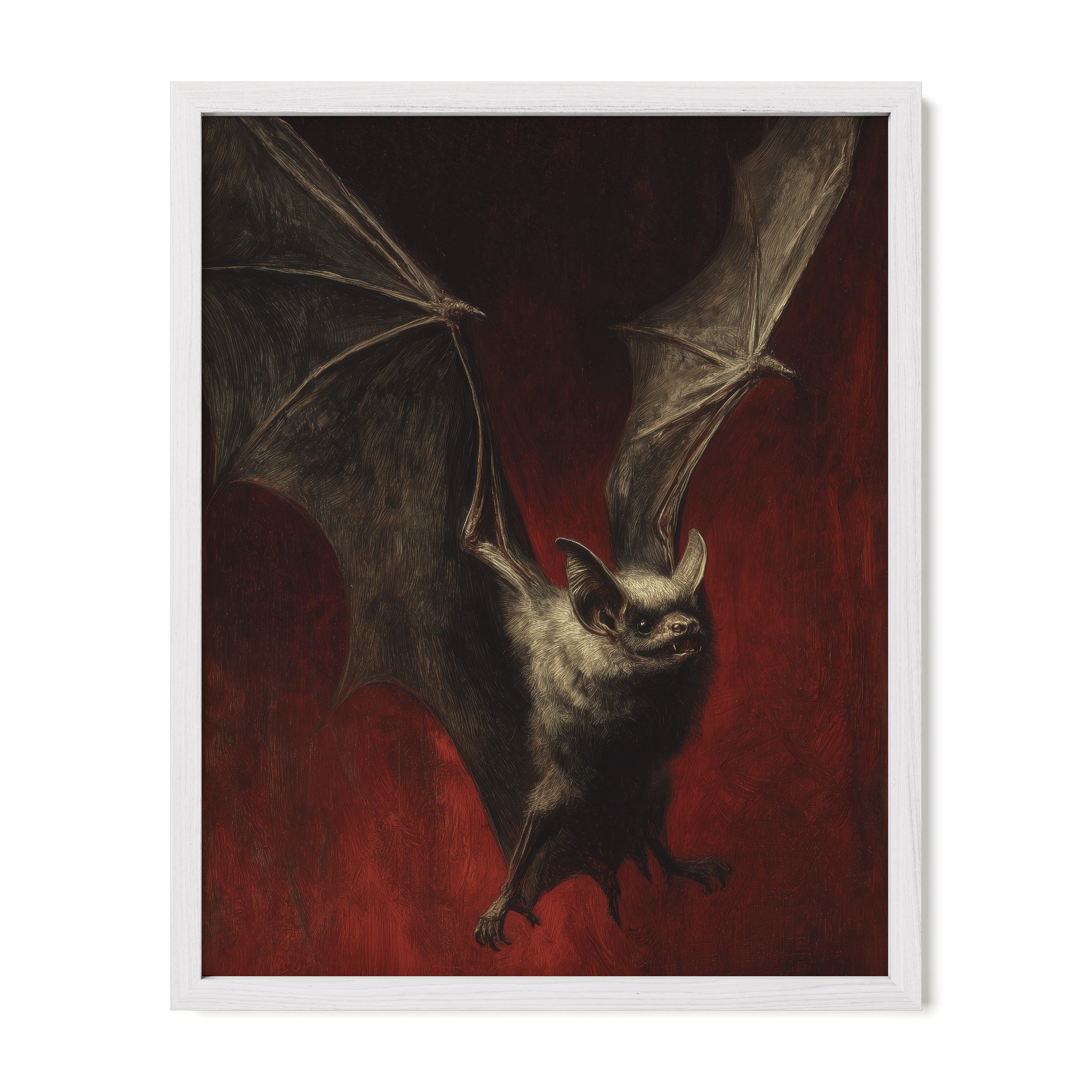 Bat Against Red Sky