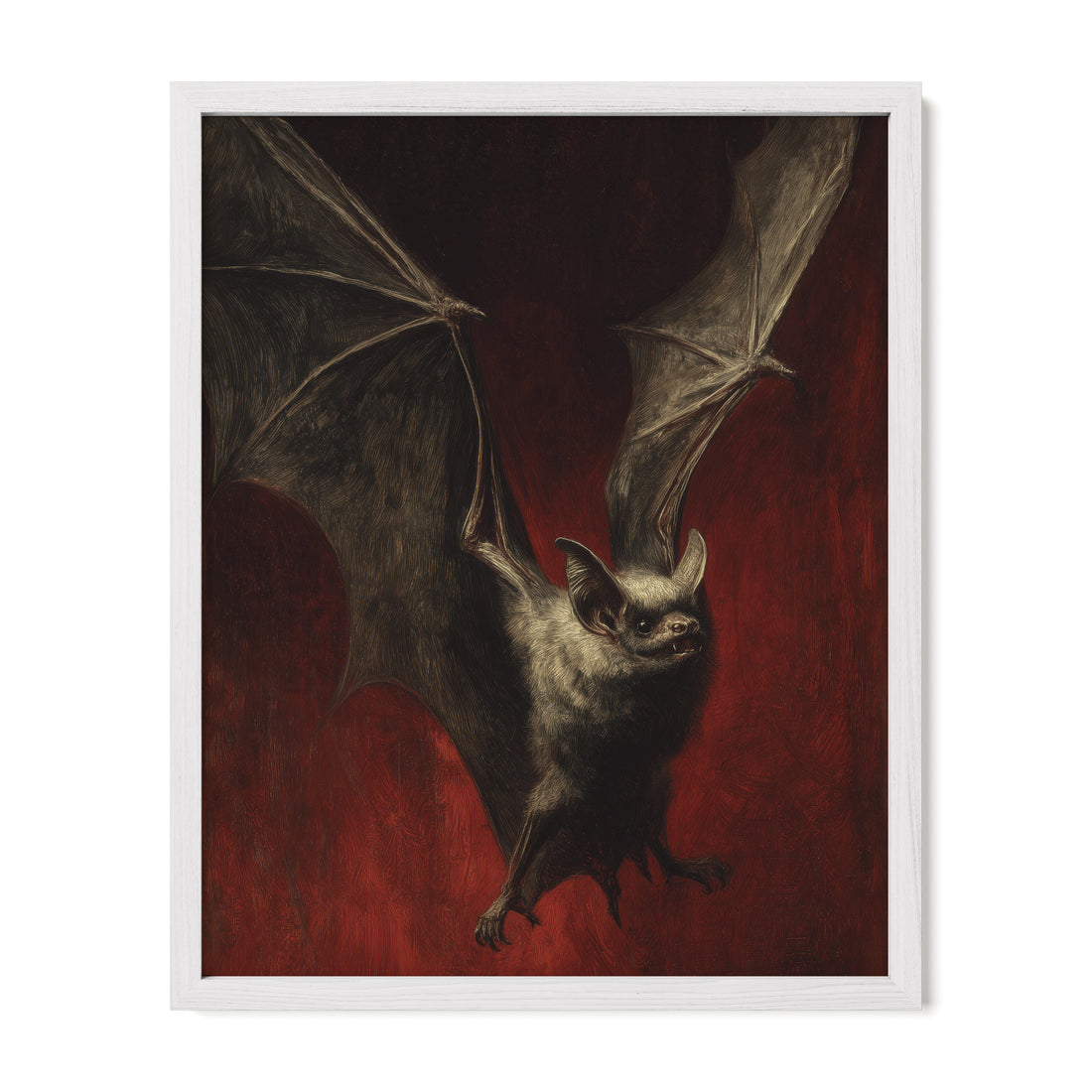 Bat Against Red Sky
