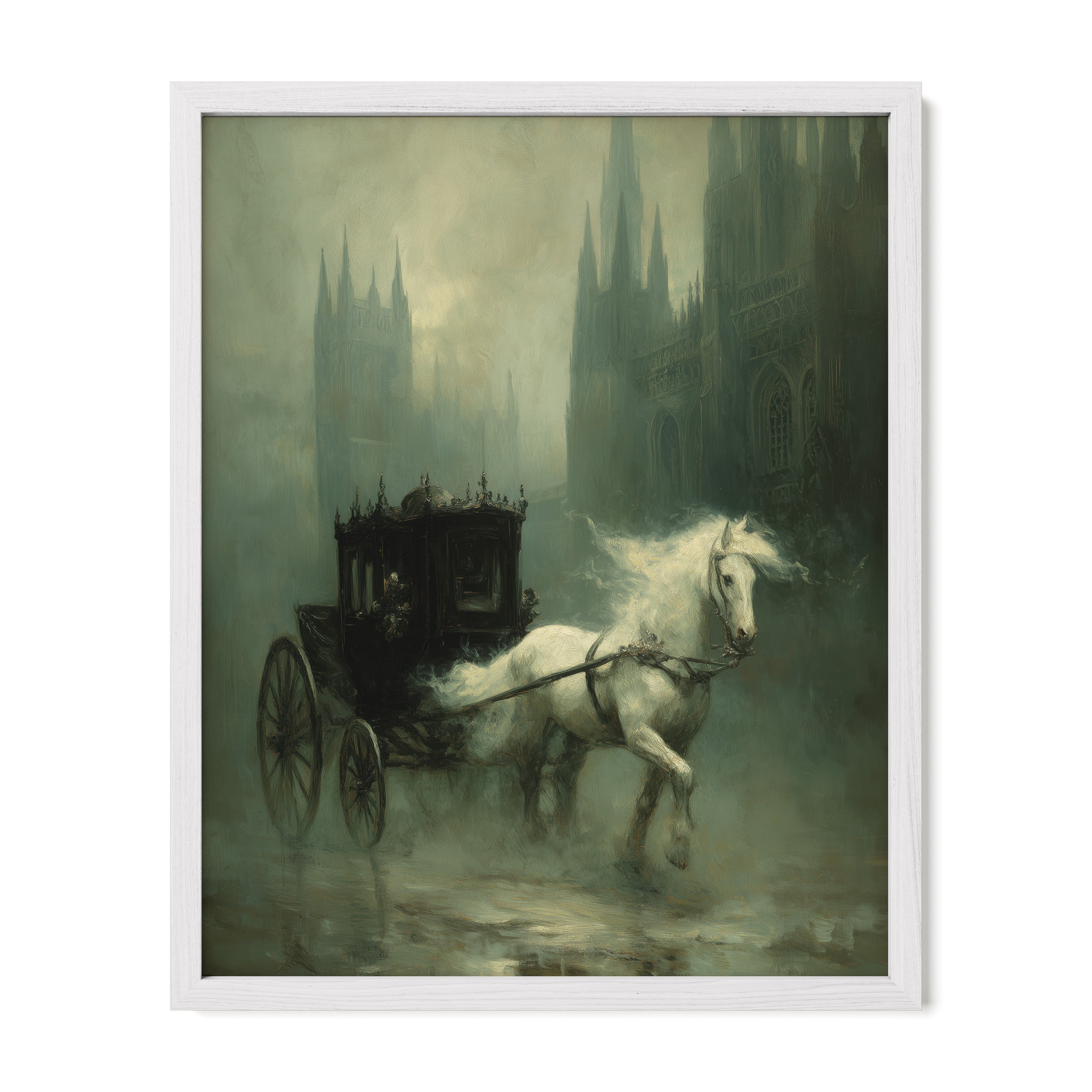 White Horse And Carriage