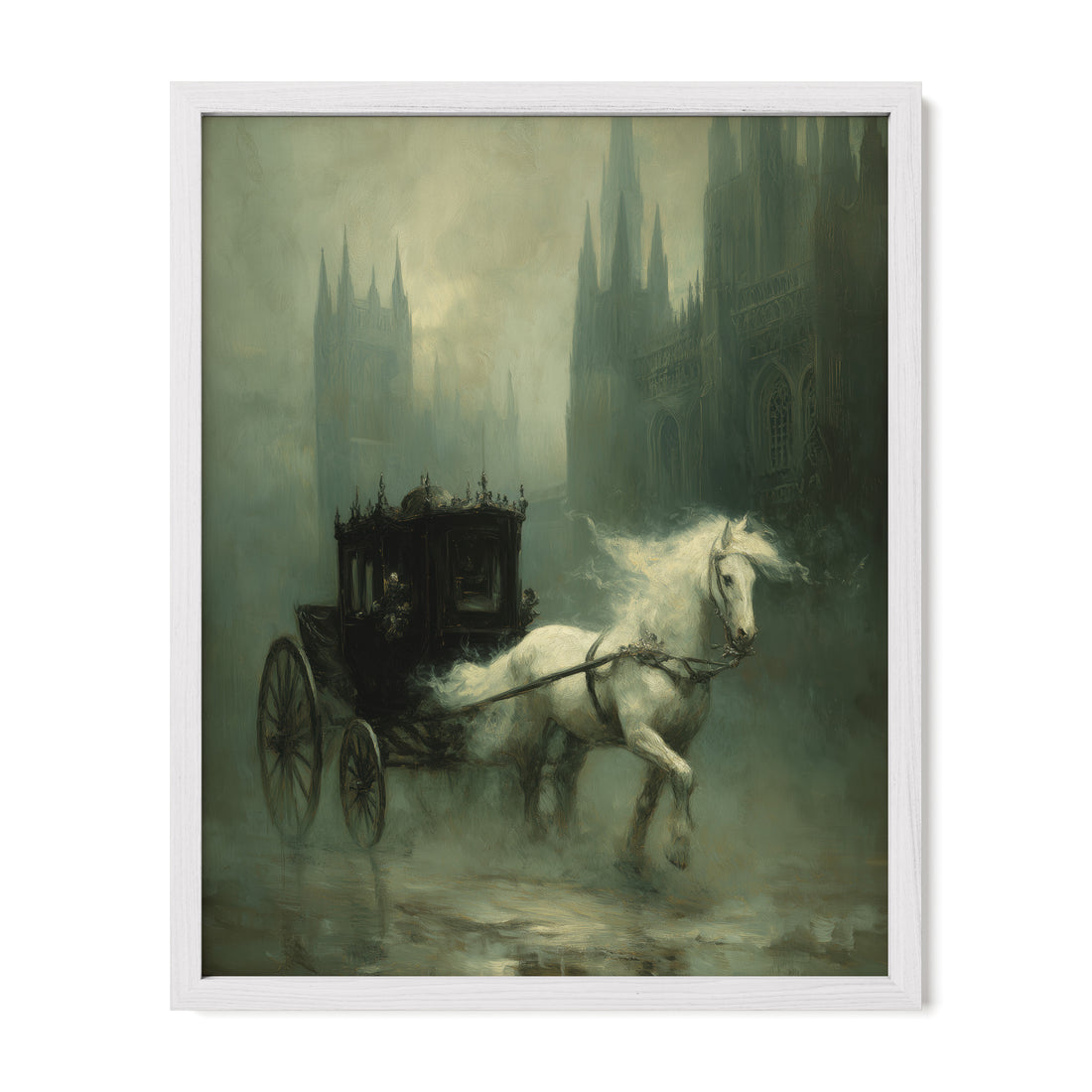 White Horse And Carriage