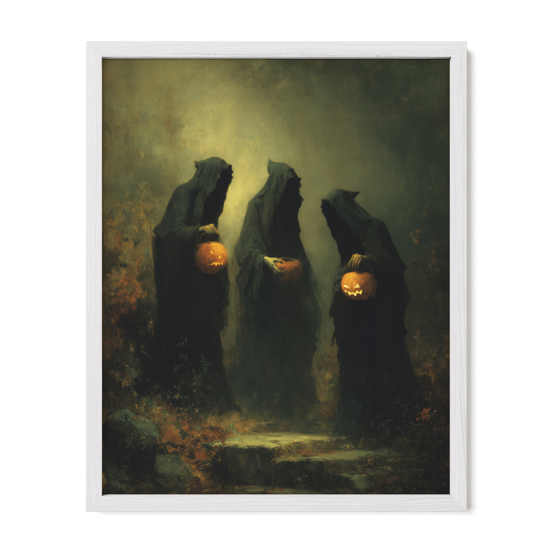 Witches With Pumpkin Heads
