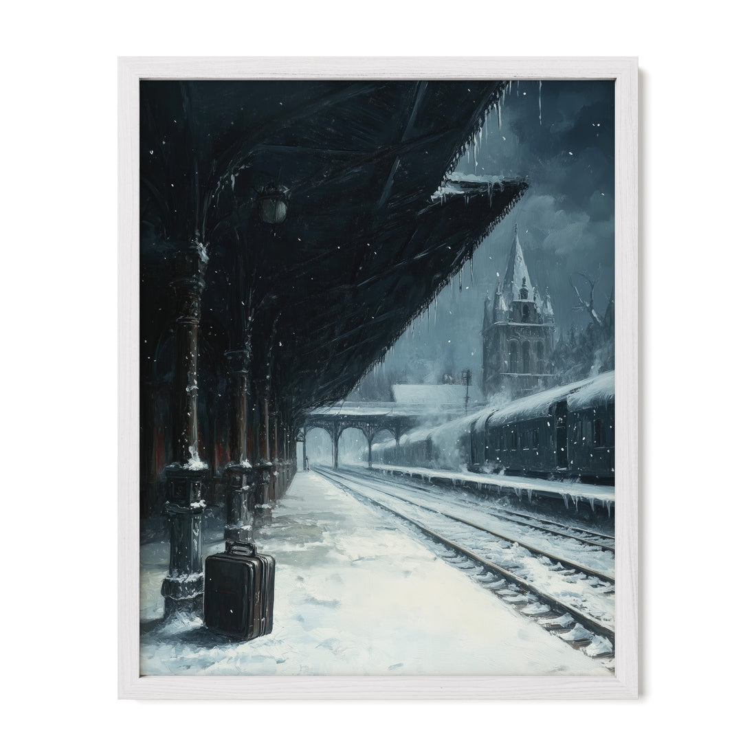 The Train Station in Snow