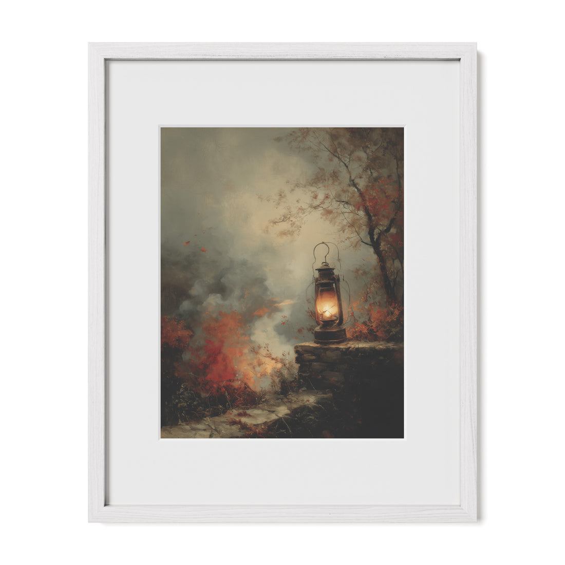 Lantern in Autumn Smoke