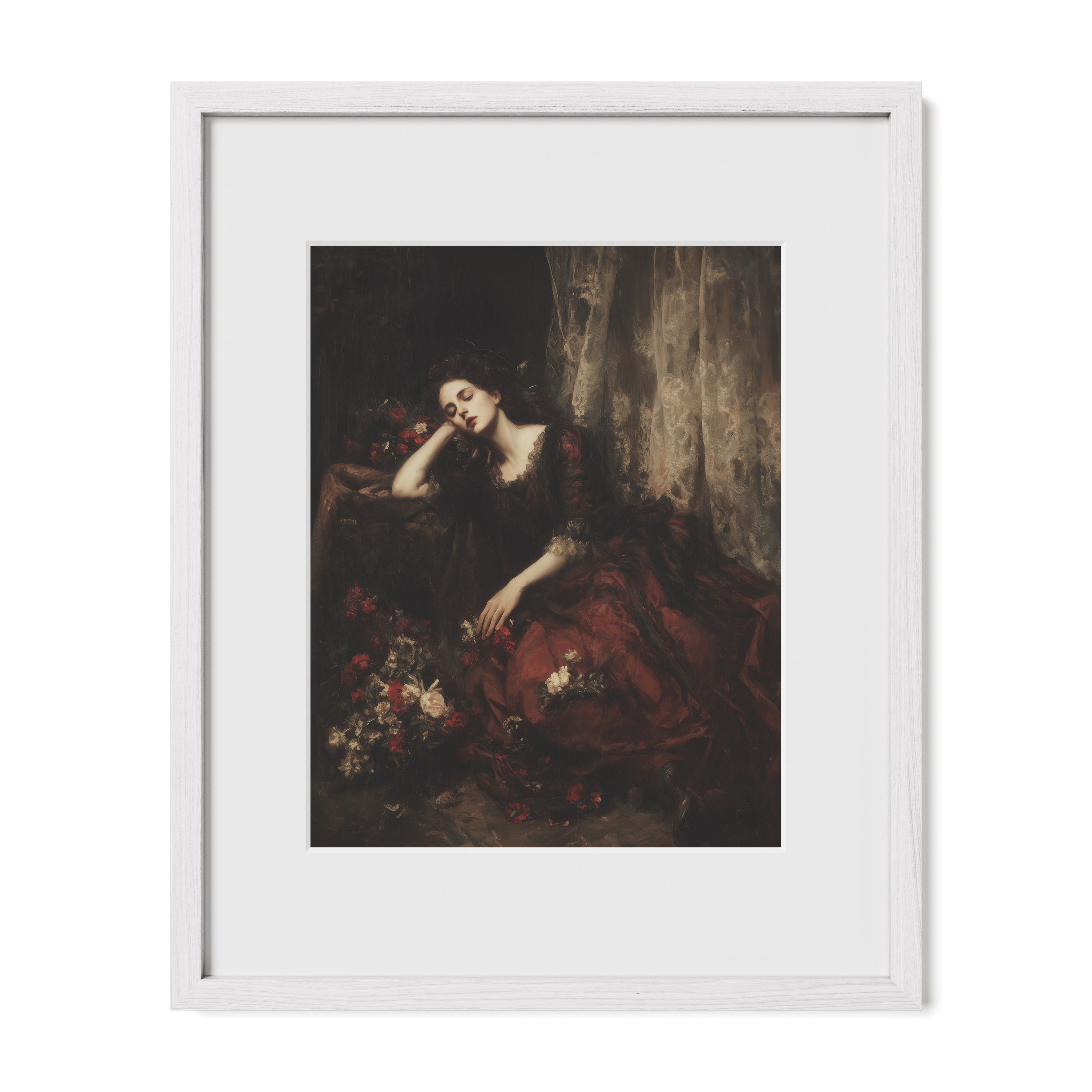 Red Gown And Gloaming