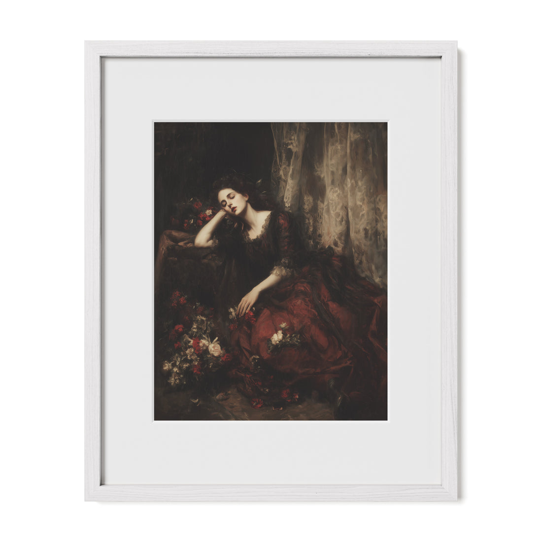 Red Gown And Gloaming