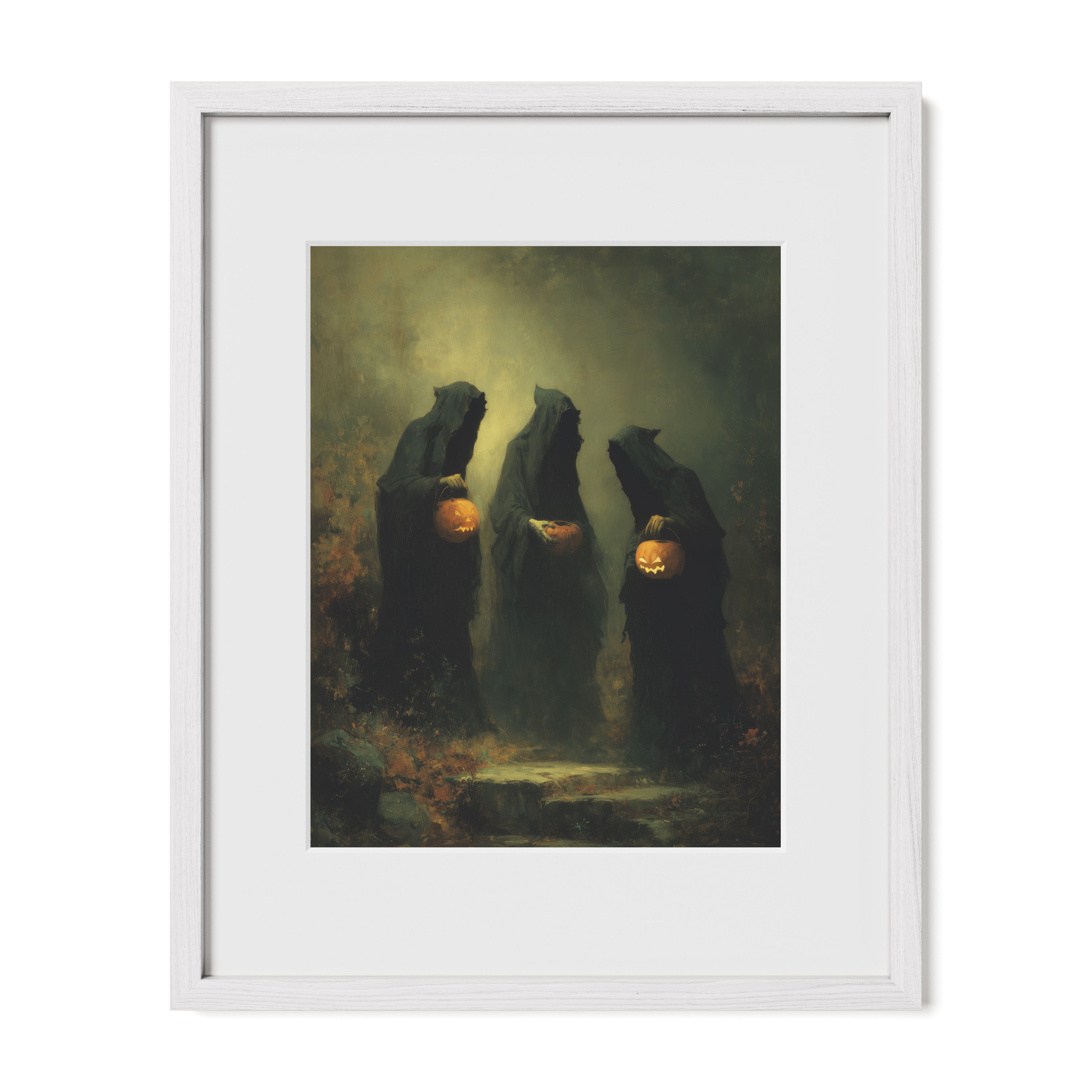 Witches With Pumpkin Heads