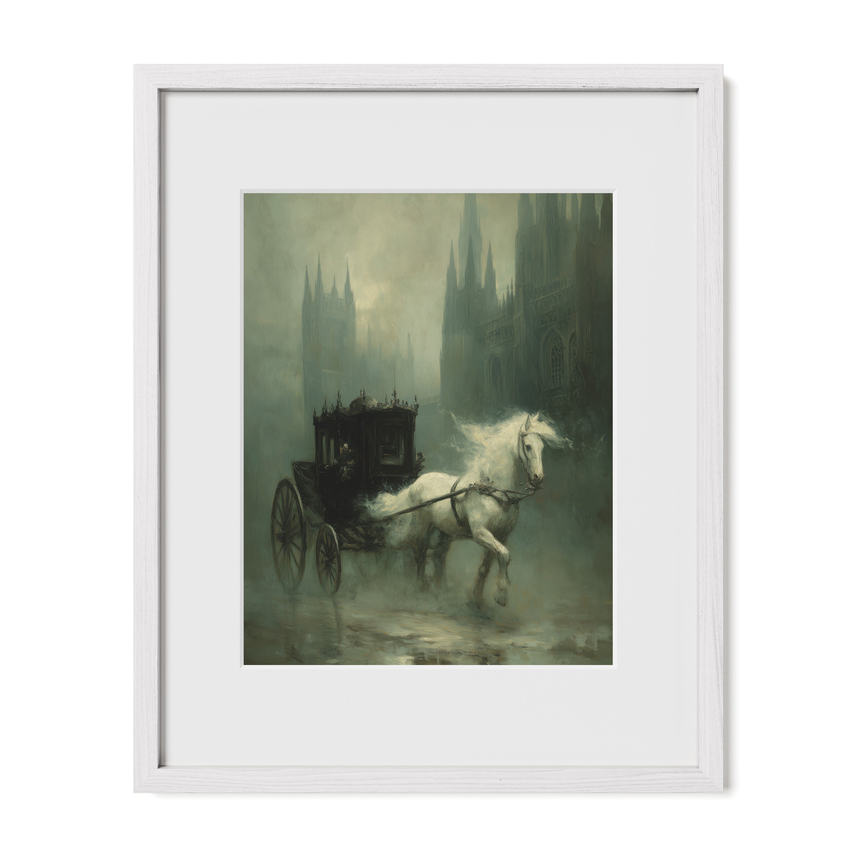 White Horse And Carriage