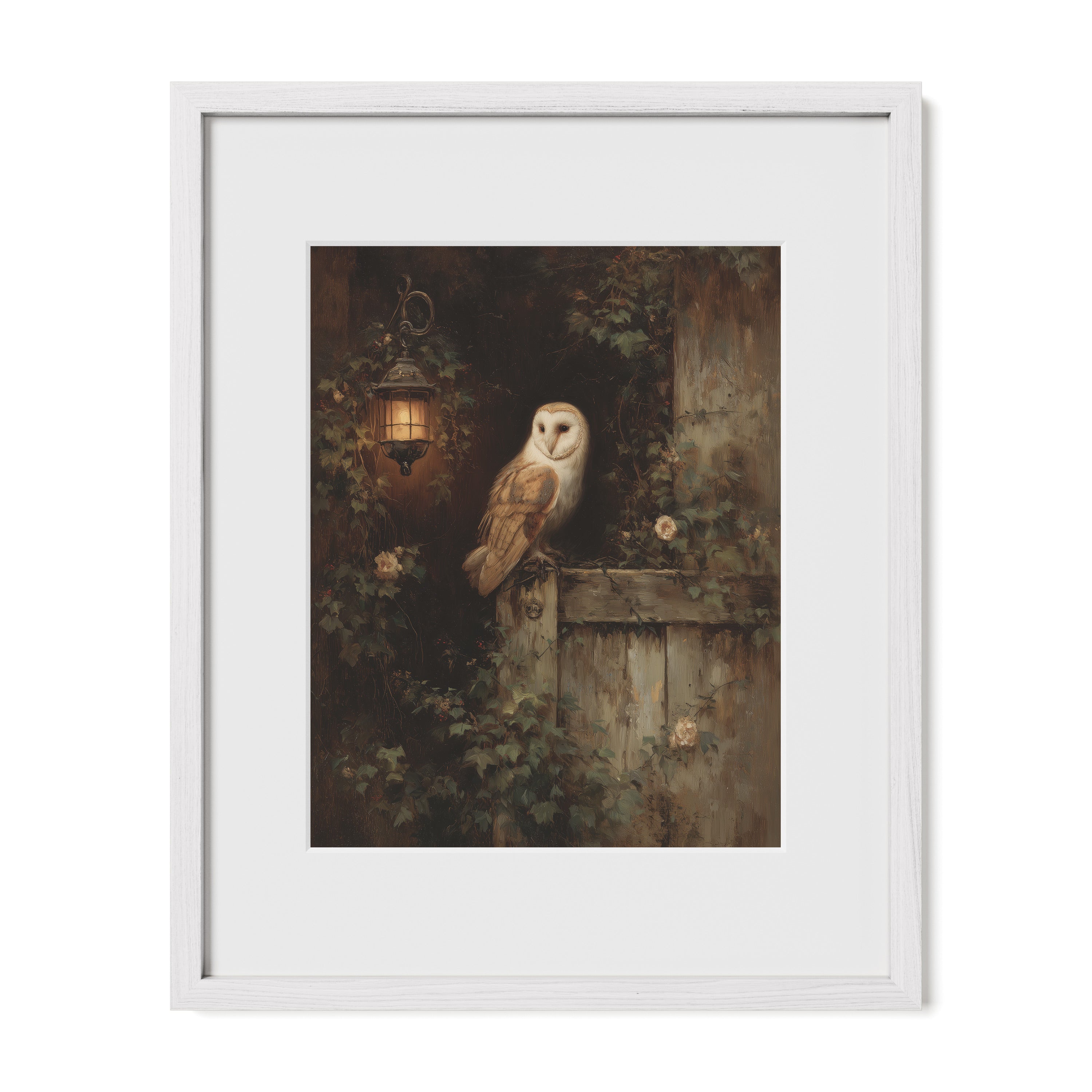 Barn Owl By Lantern