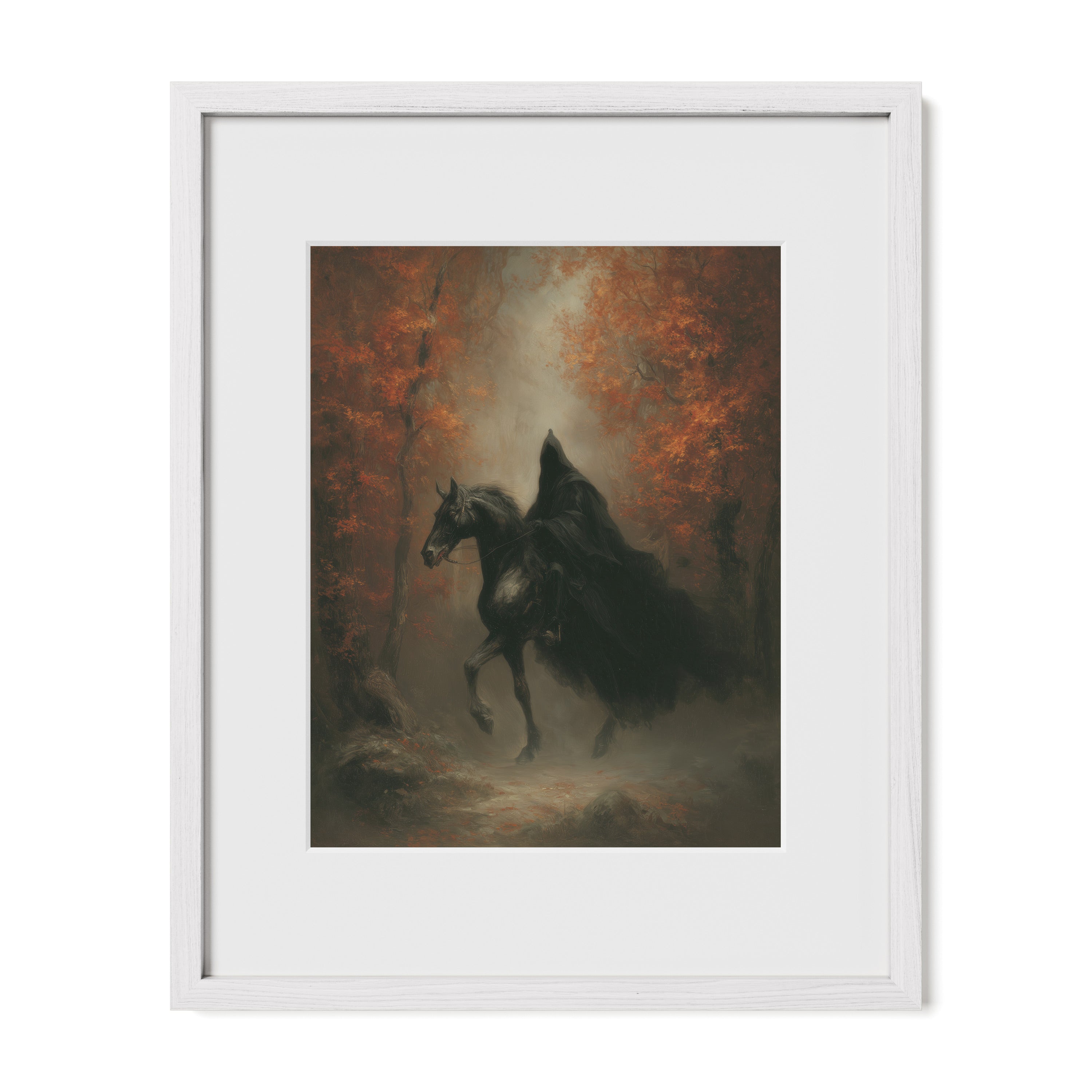 Headless Horseman in Woods