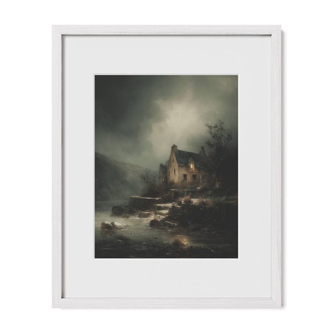 Seaside House in Storm