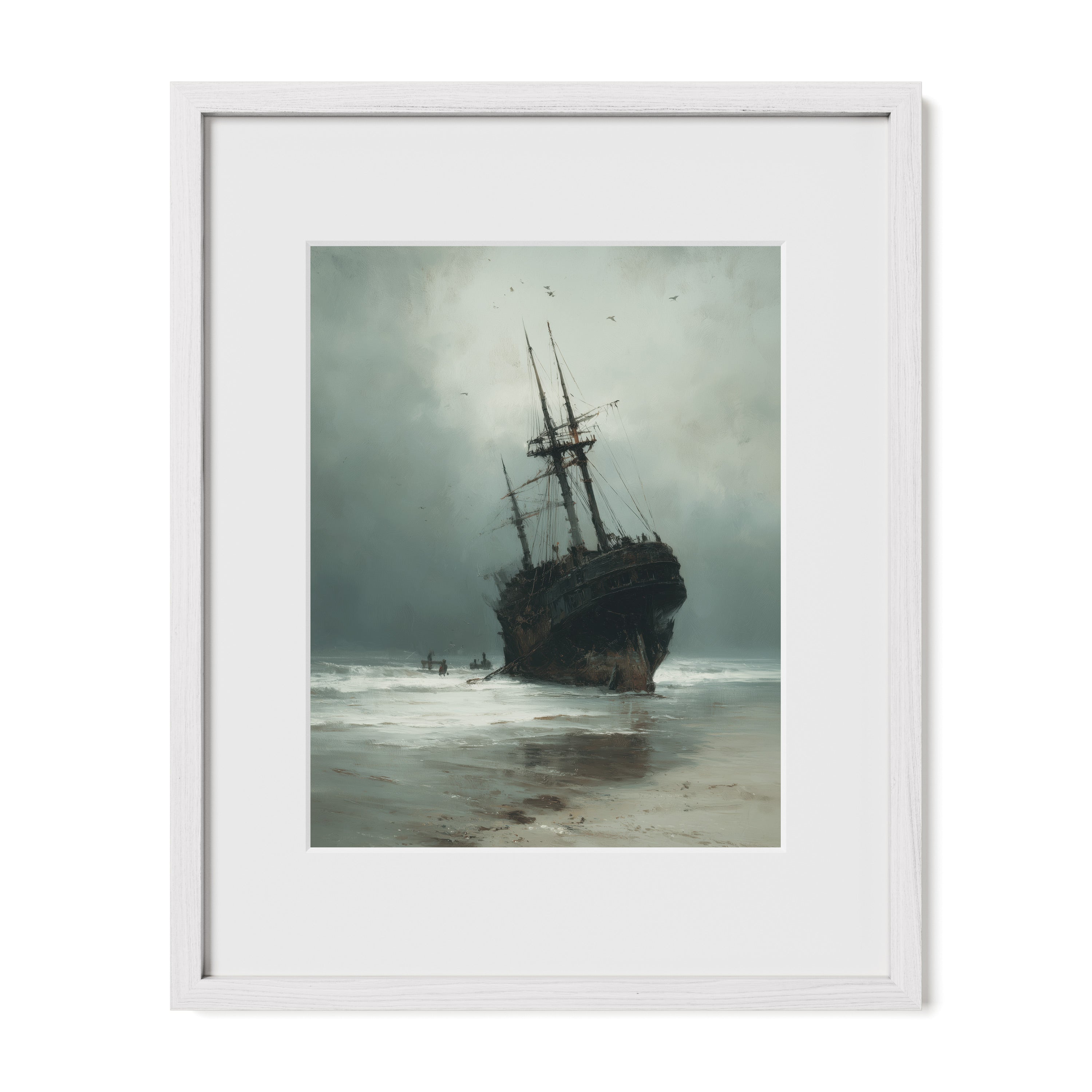 Shipwreck on Shoreline
