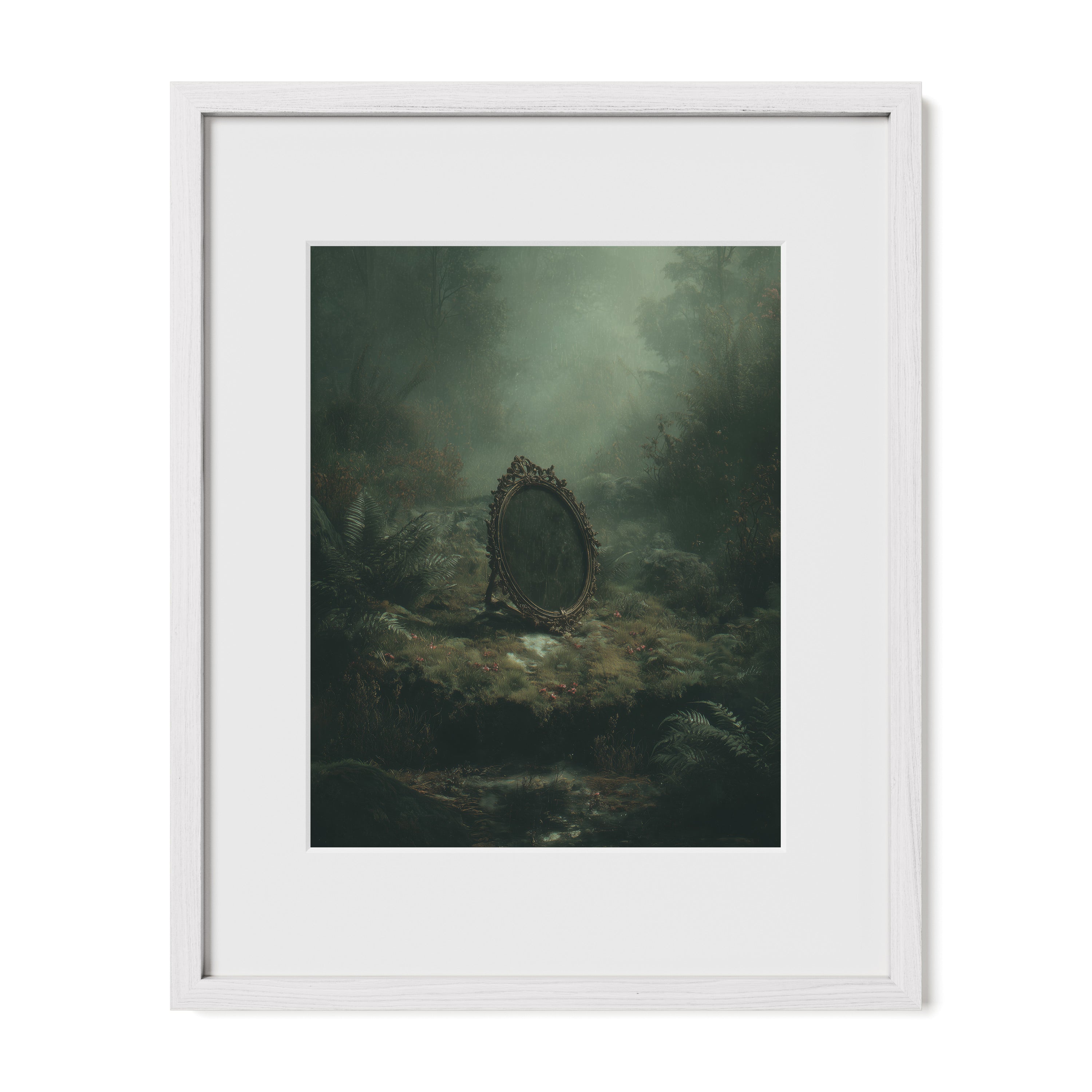 The Mirror Left in the Forest