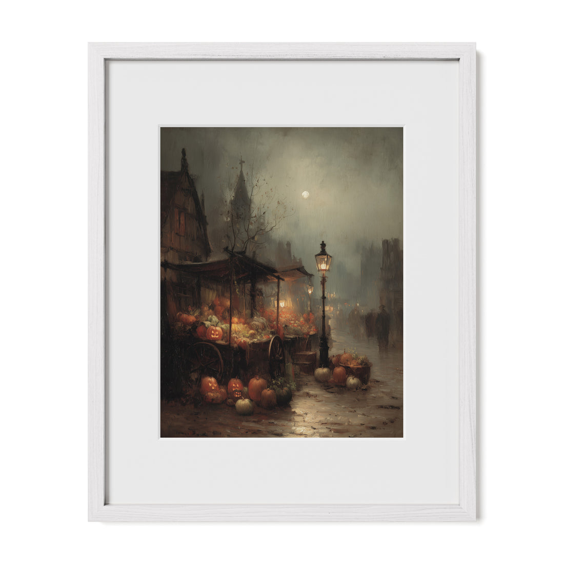 Pumpkin Market At Dusk