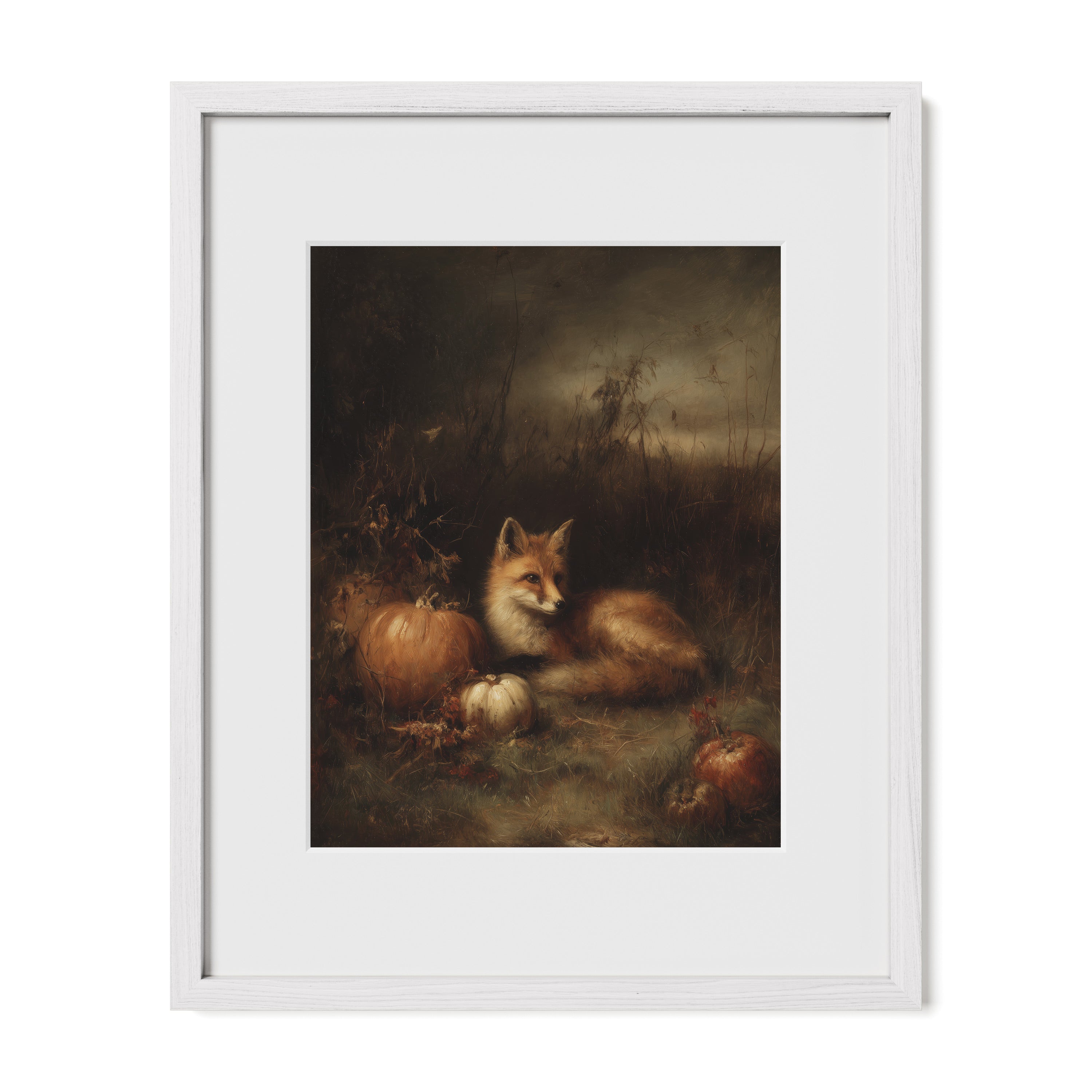 Fox In Autumn Dusk