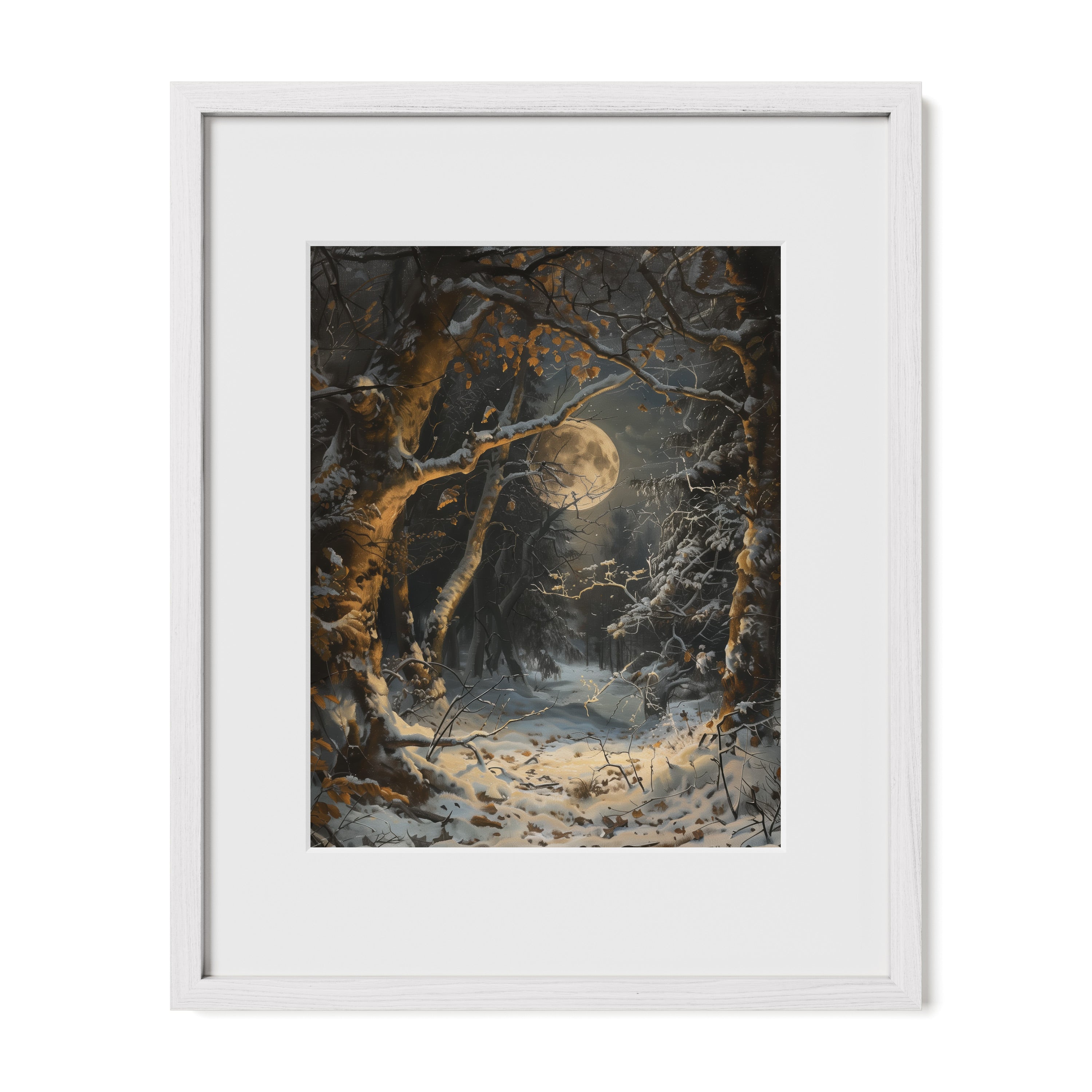 Moonlit Snowfall