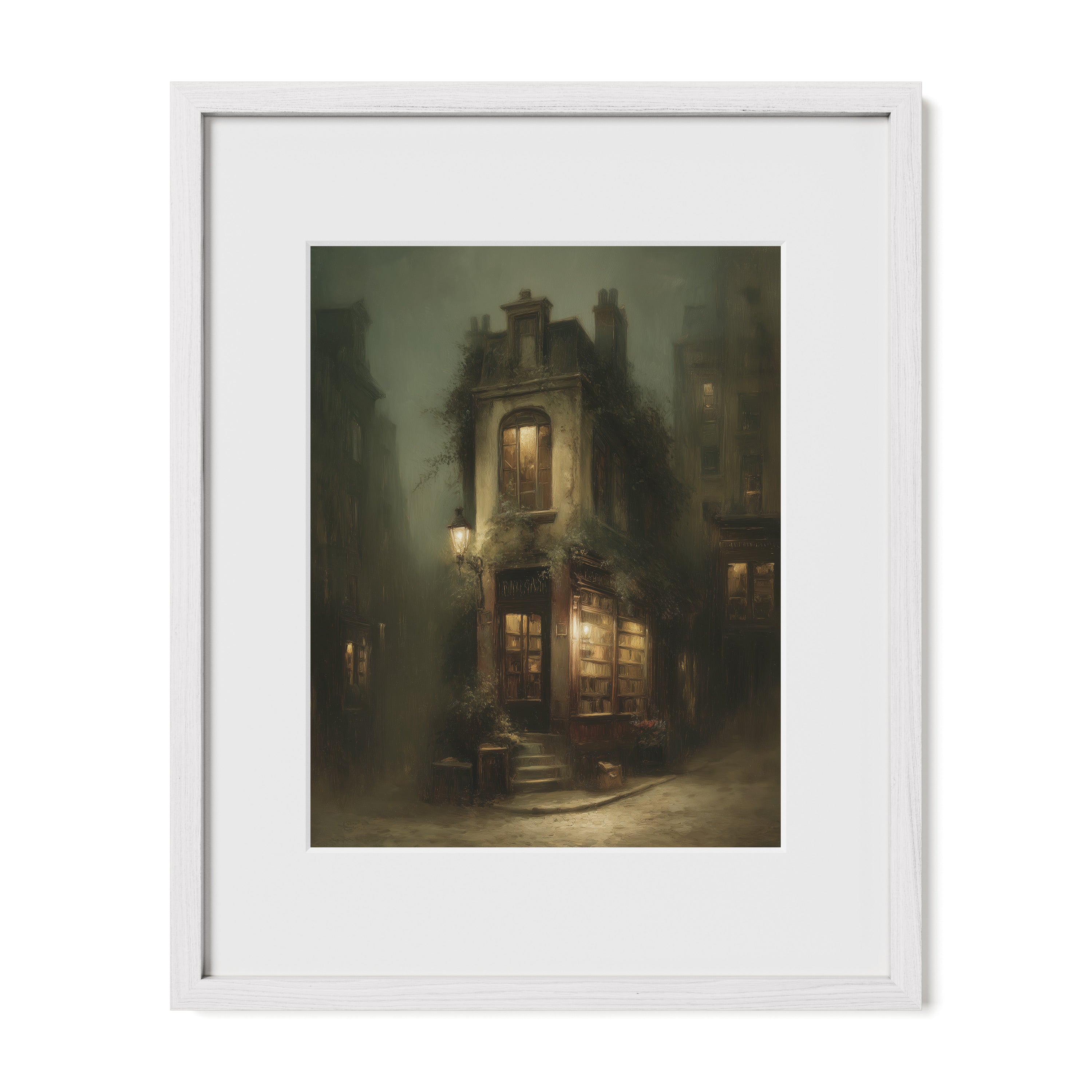 Gothic Storefront At Dusk