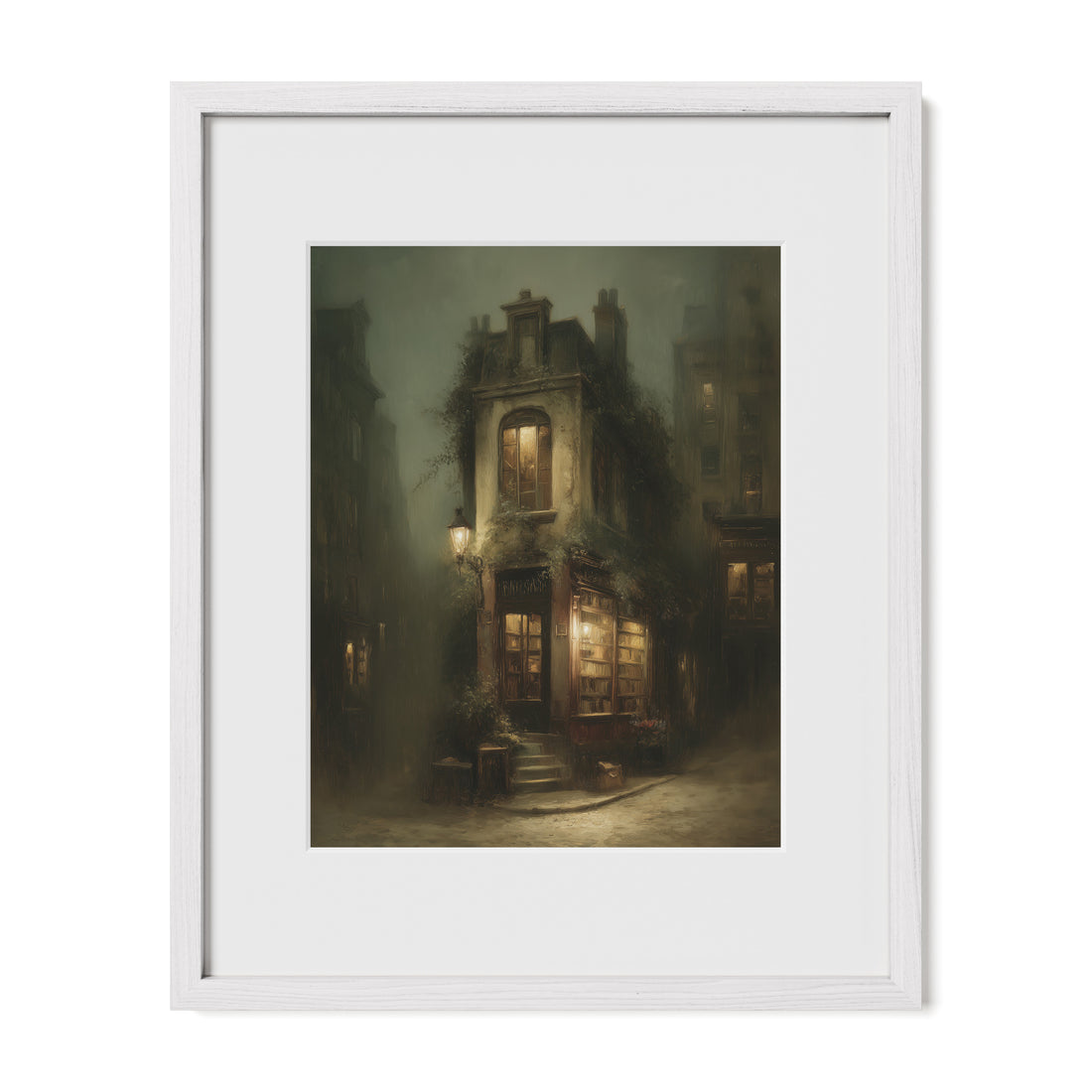 Gothic Storefront At Dusk