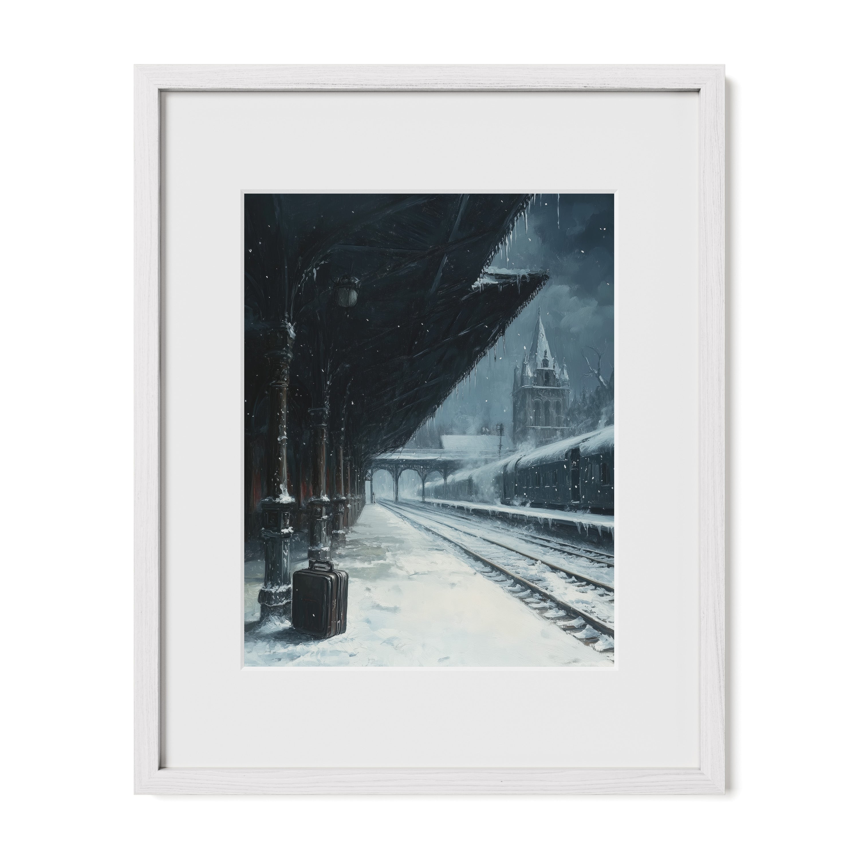 The Train Station in Snow
