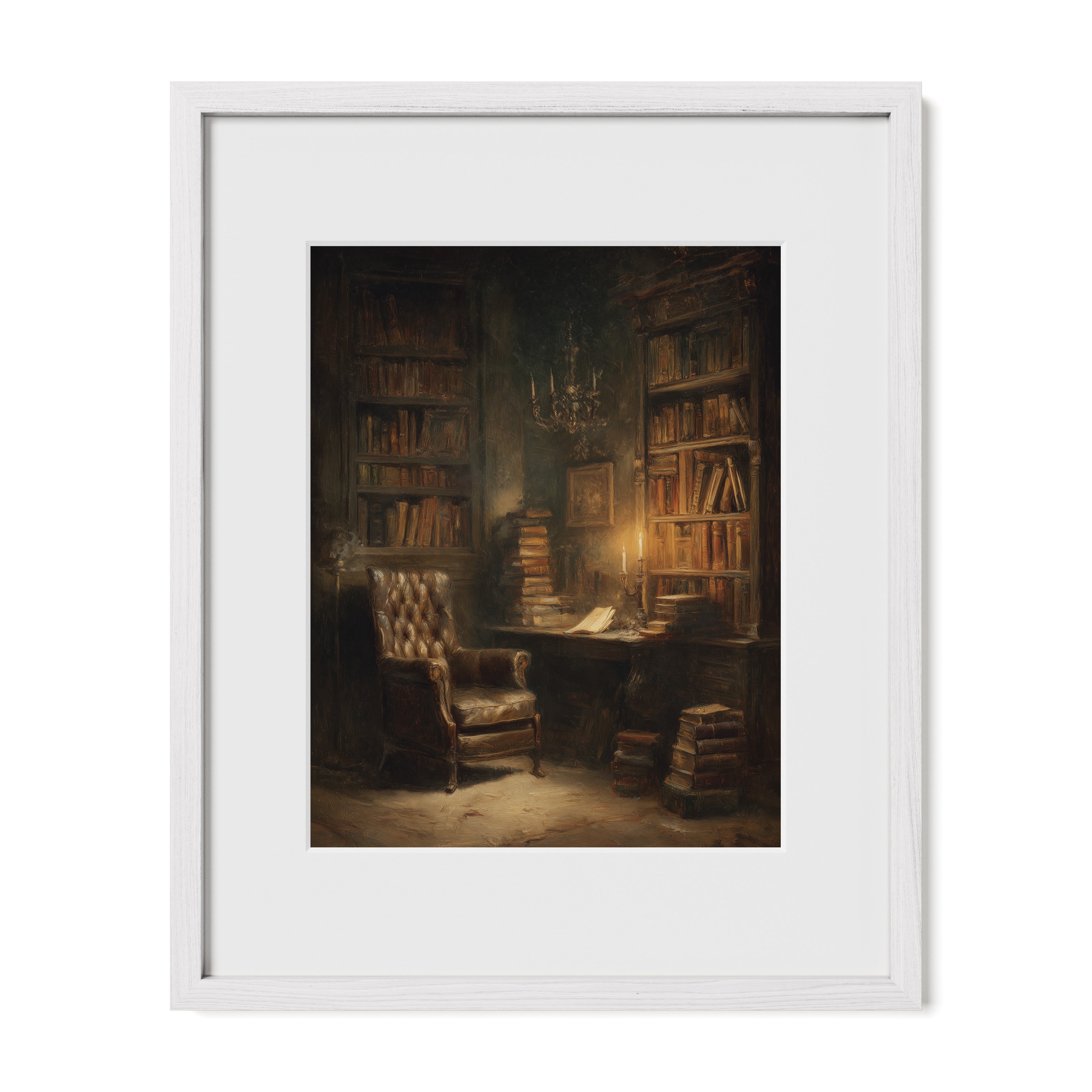 Victorian Library Interior