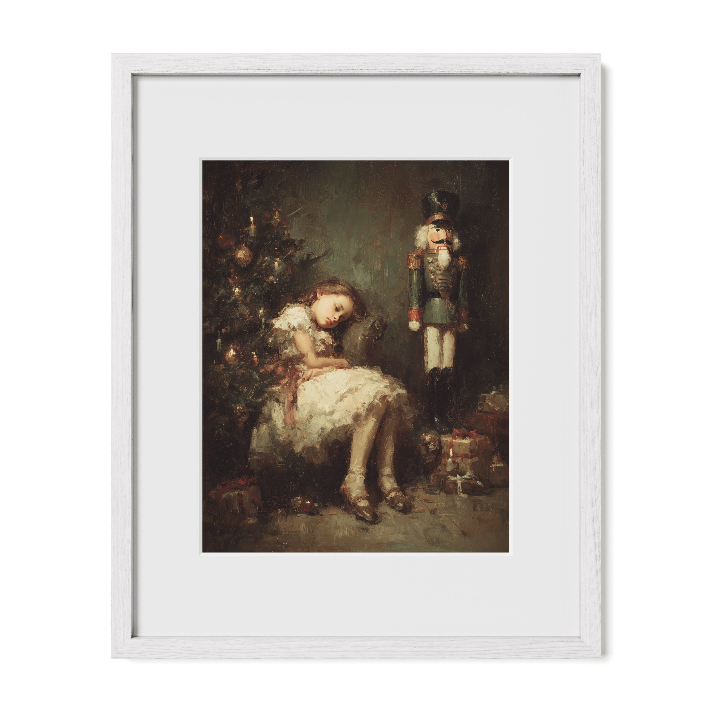 Sleeping Girl and Nutcracker